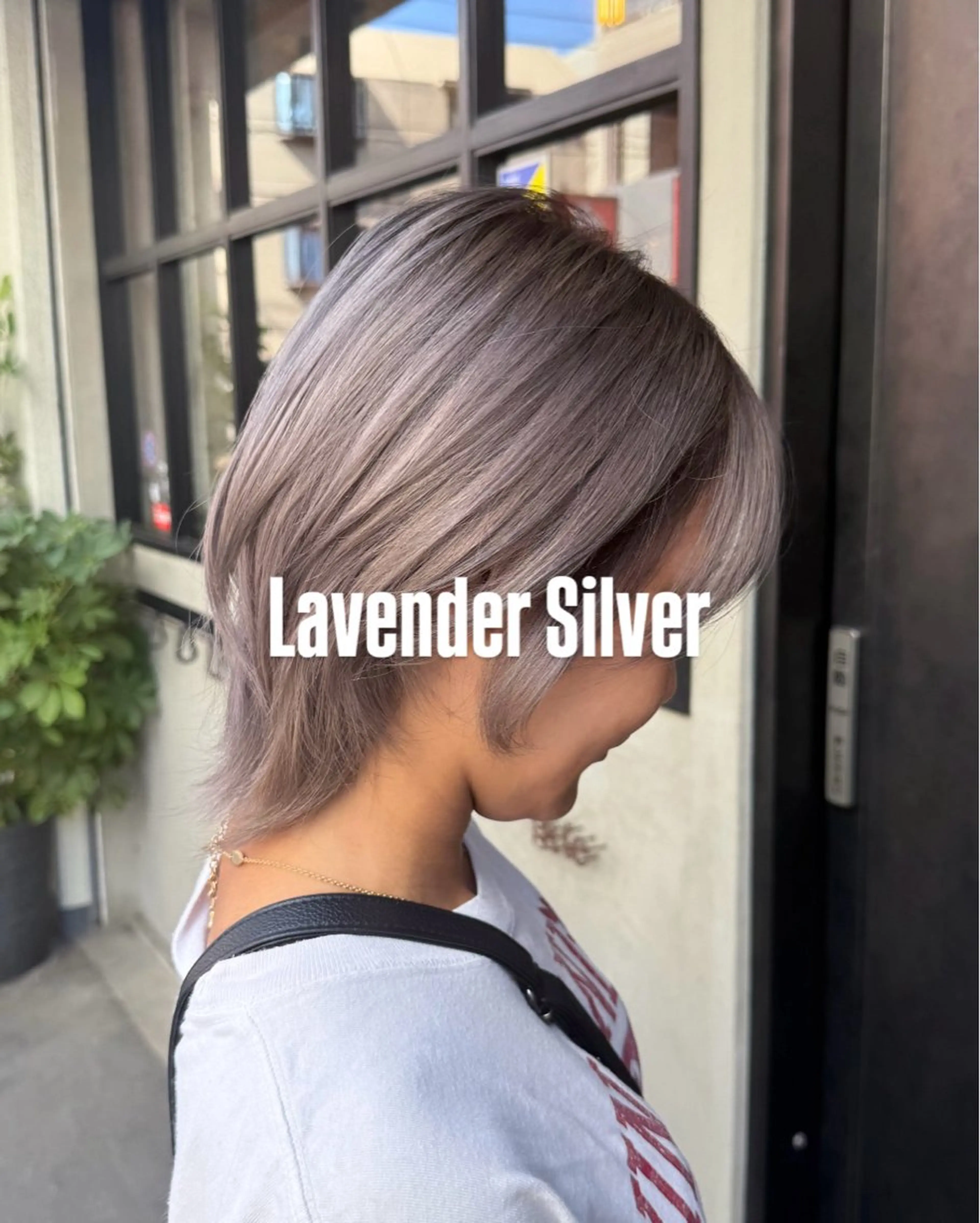 ミディアム カラー ラベンダーカラー シルバー カット ヘアカラー トリートメント 韓国・ナチュラル特化 naoki.のヘアスタイル