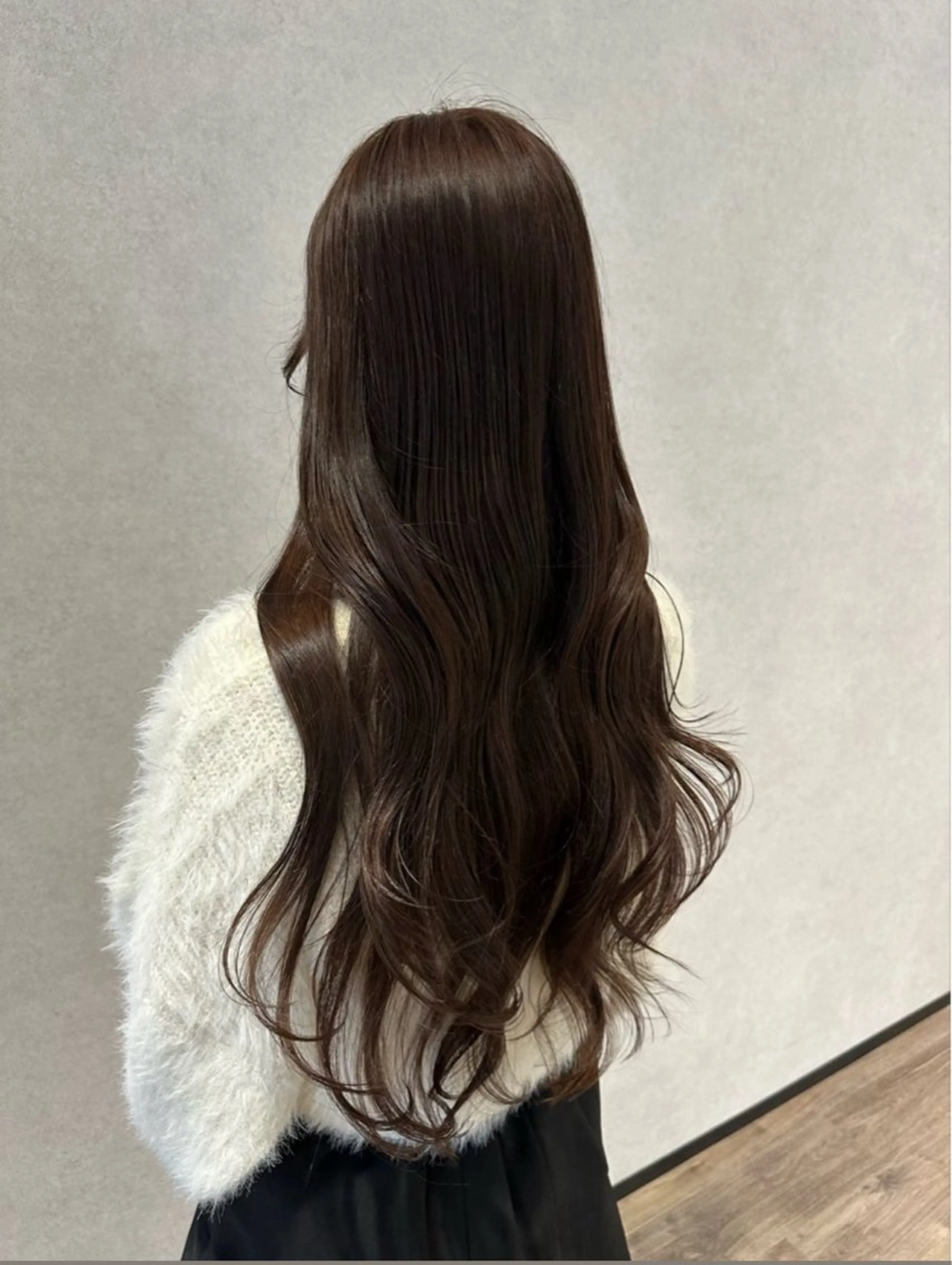 ロング カラー カット ヘアカラー トリートメント レイヤー/ハッシュ 渋谷/サッタのヘアスタイル