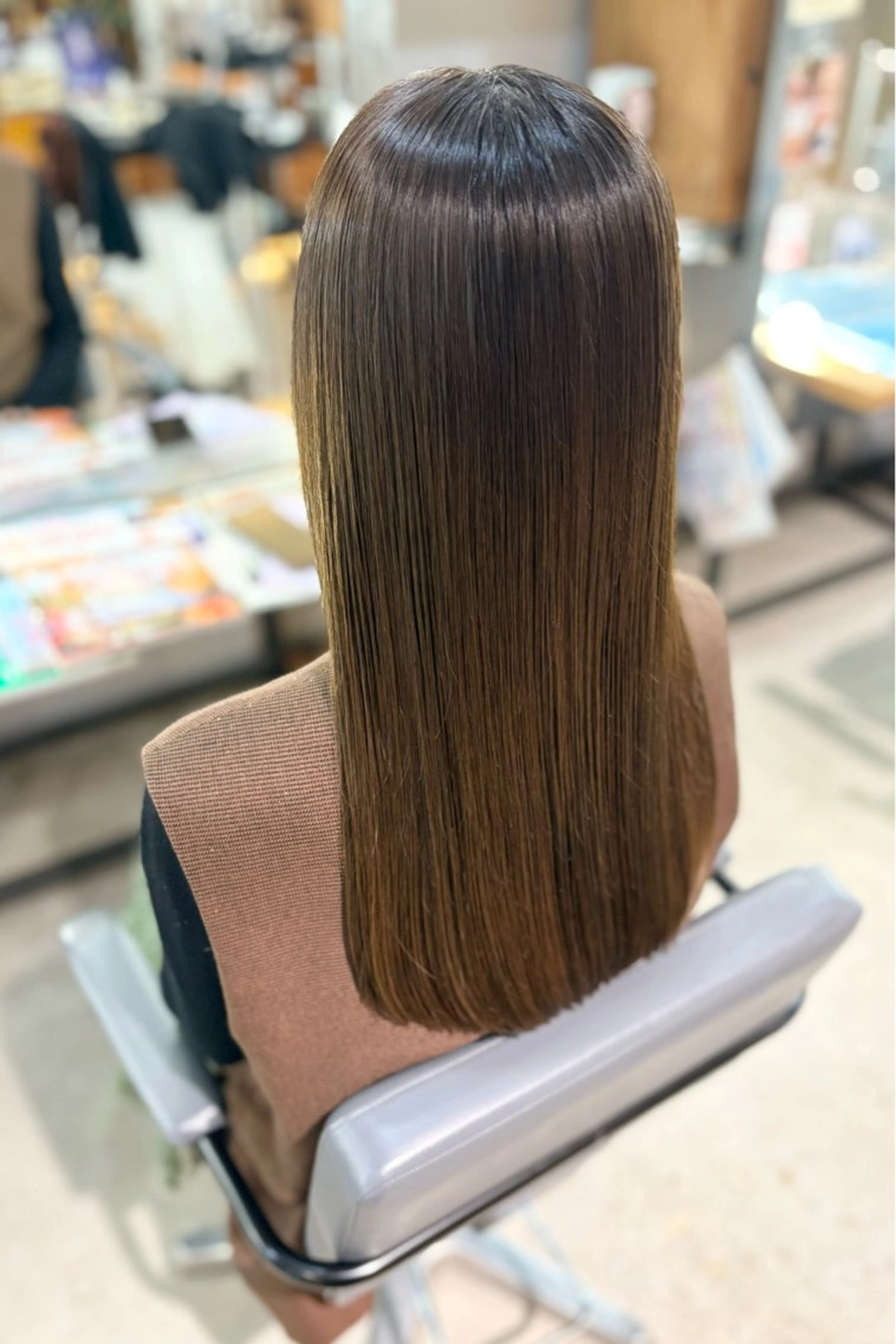 ロング カラー 菊地 紗矢のヘアスタイル