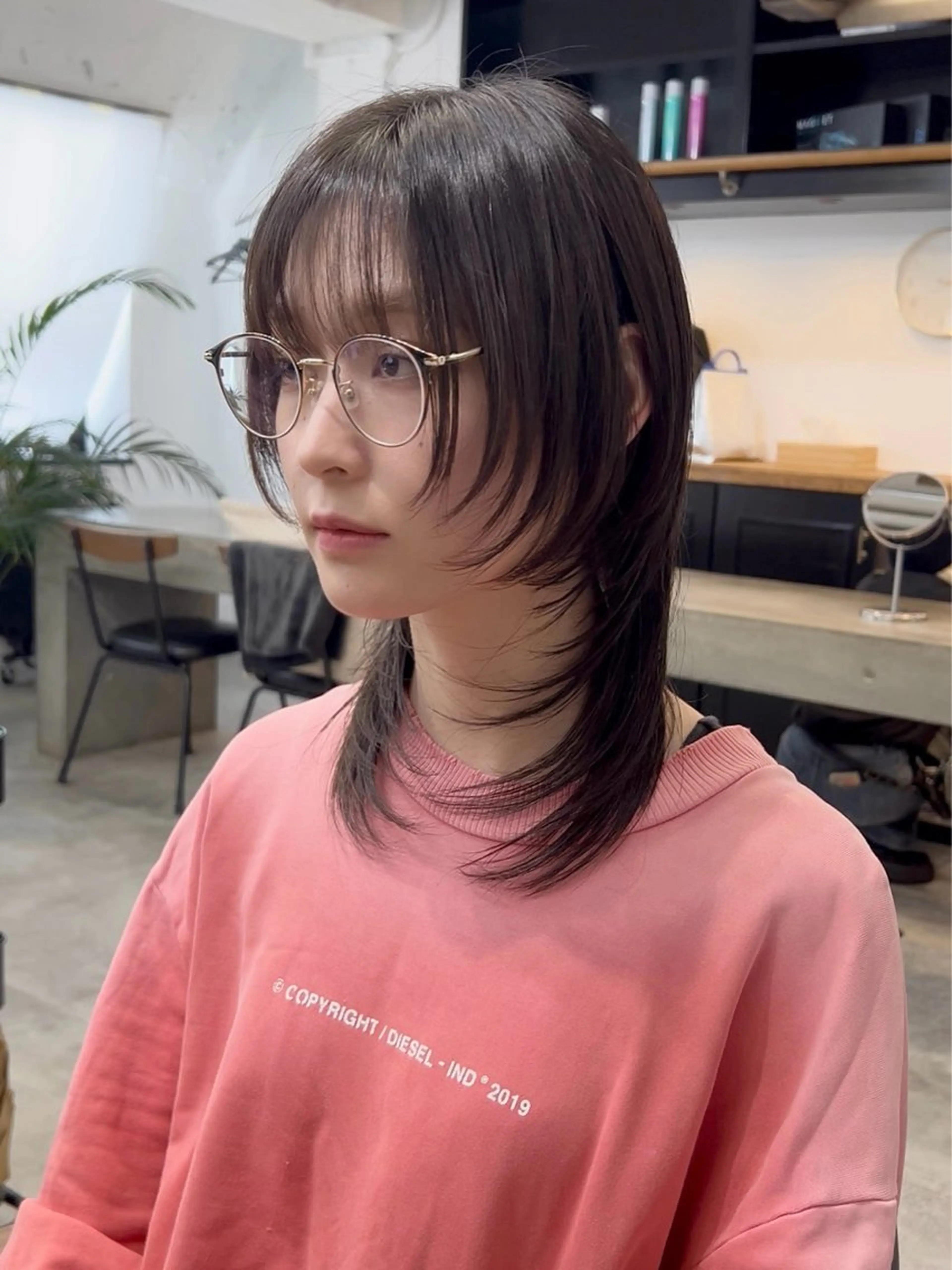 セミロング レイヤーカット 似合わせカット ウルフカット ウルフレイヤー カット 🐺ウルフカット特化 🐺/今川尚睦のヘアスタイル