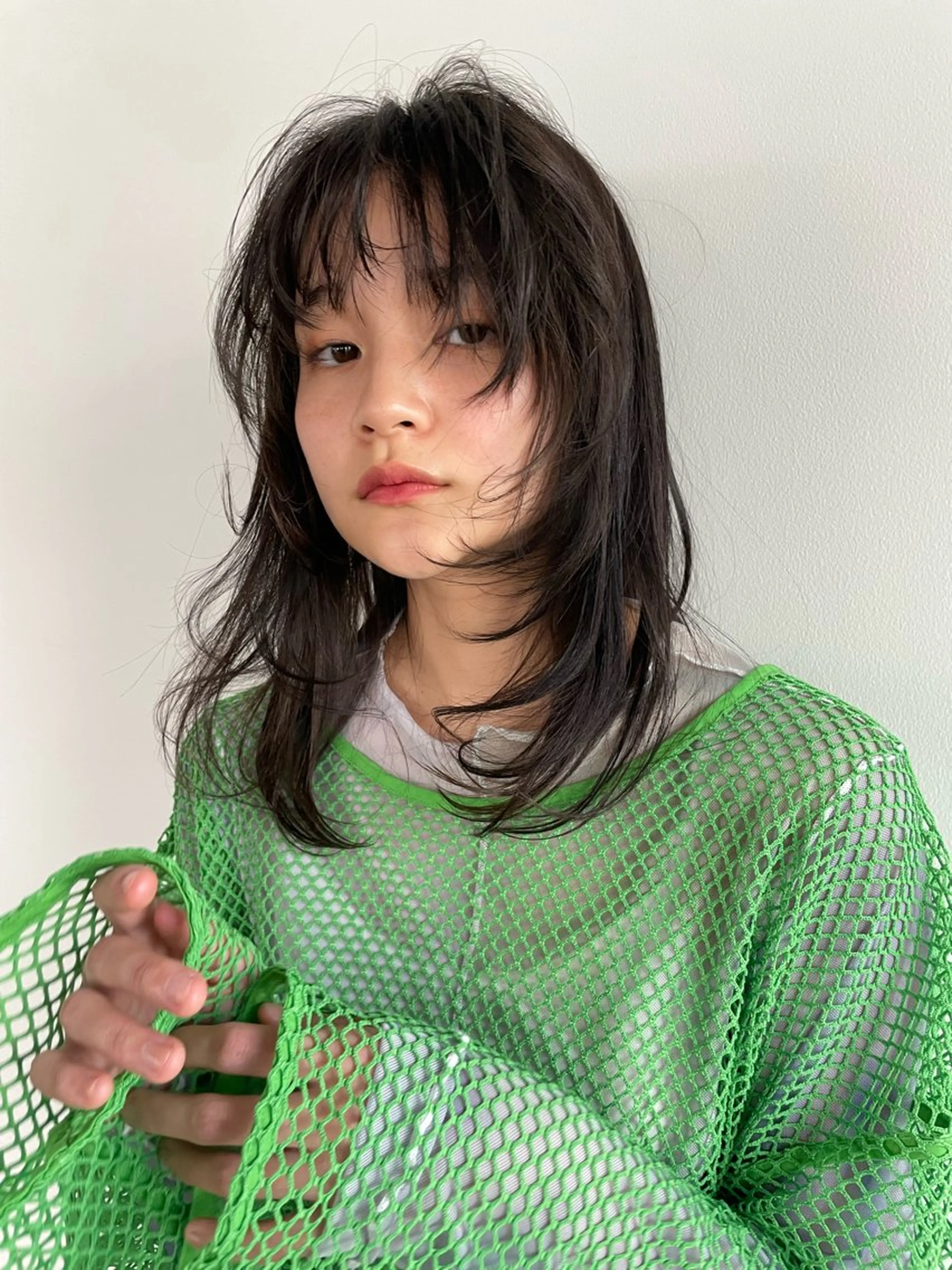 ミディアム ボブ/レイヤー /河内温太のヘアスタイル