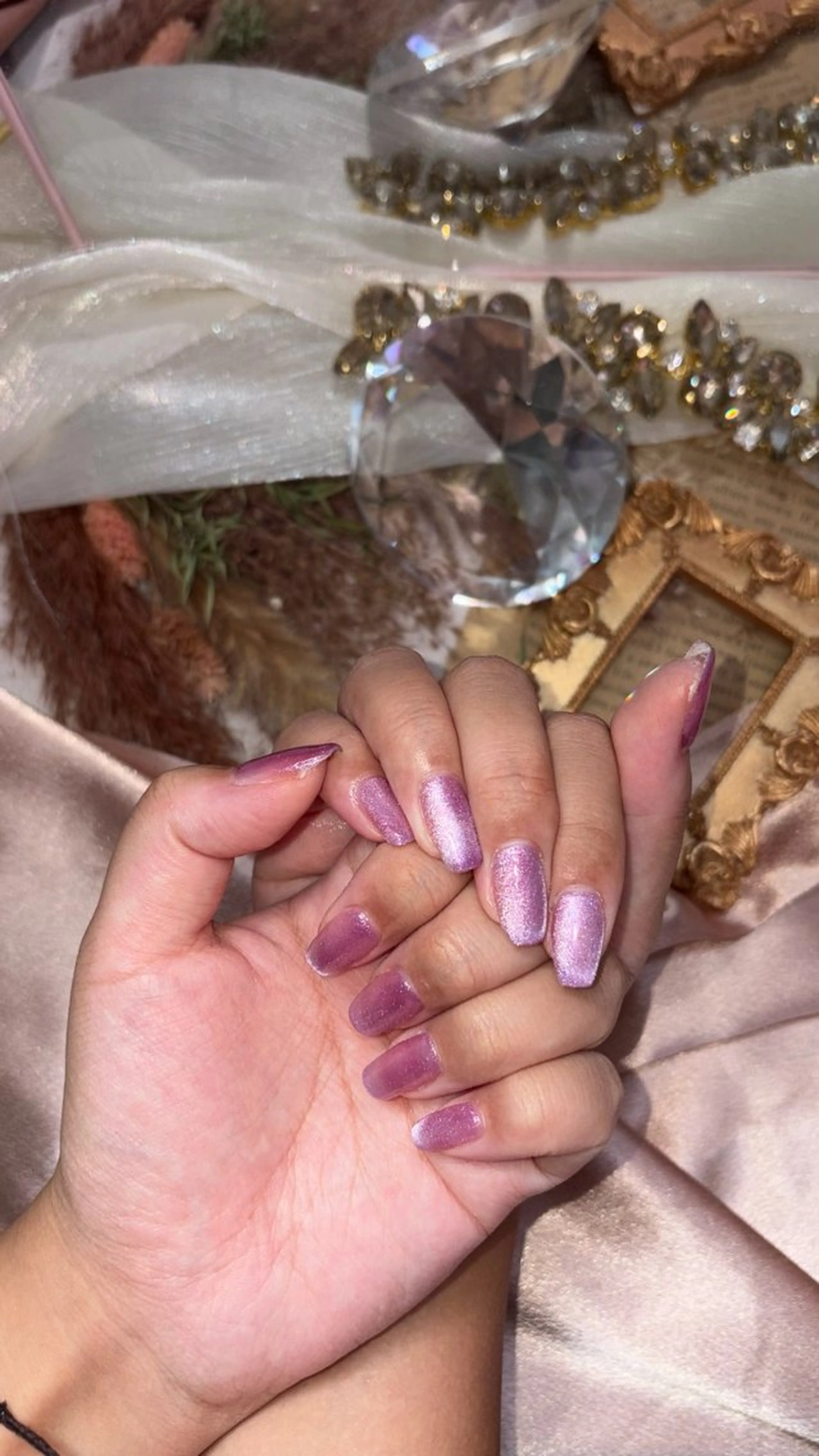 ジェルネイル シンプル （ワンカラー.グラデーション）+マグネット¥500の写真