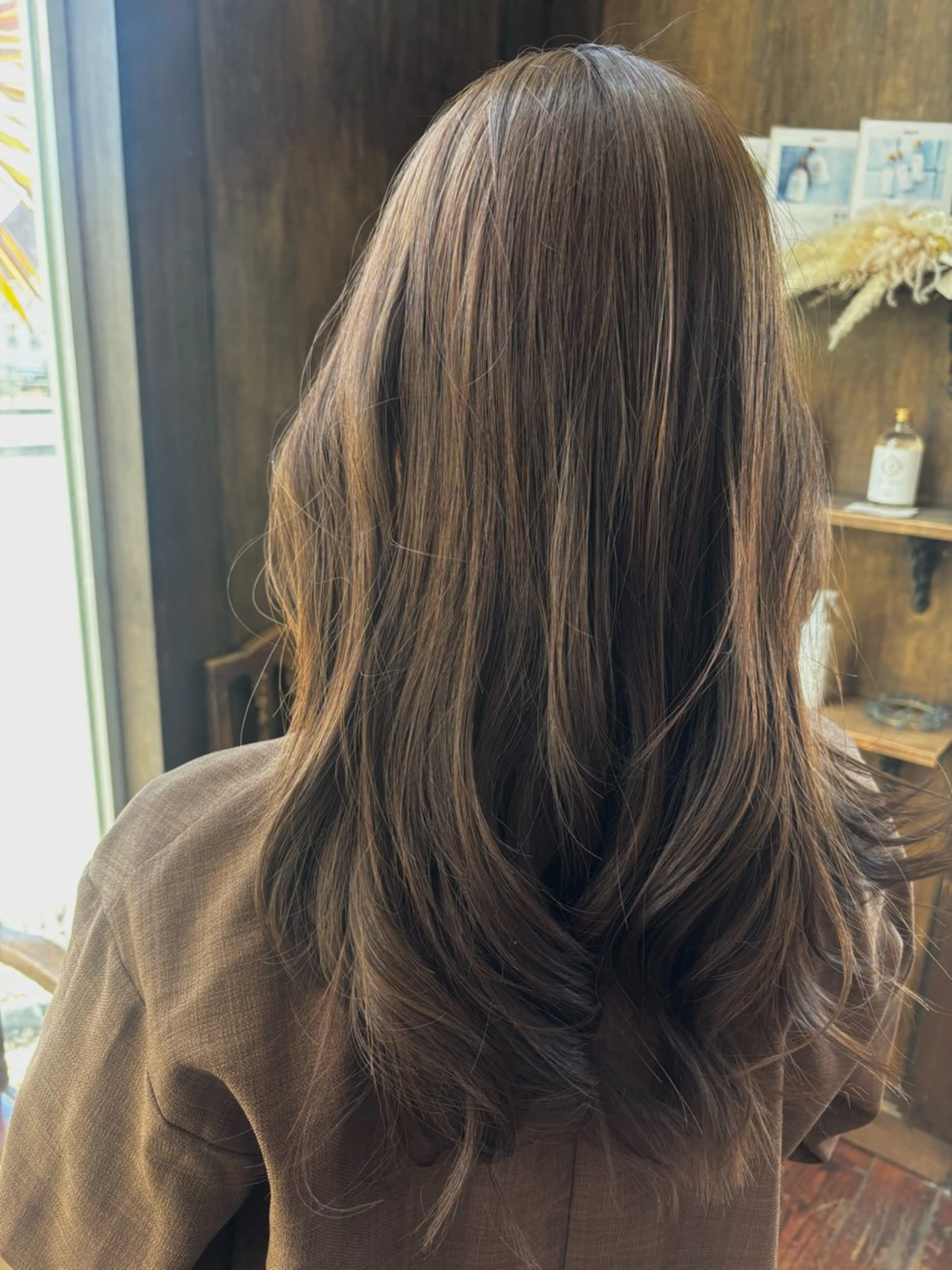 カラー アッシュ アッシュブラウン ブラウンカラー 透明感カラー ダブルカラー ヘアカラー ifh本店 塩原安美香のヘアスタイル