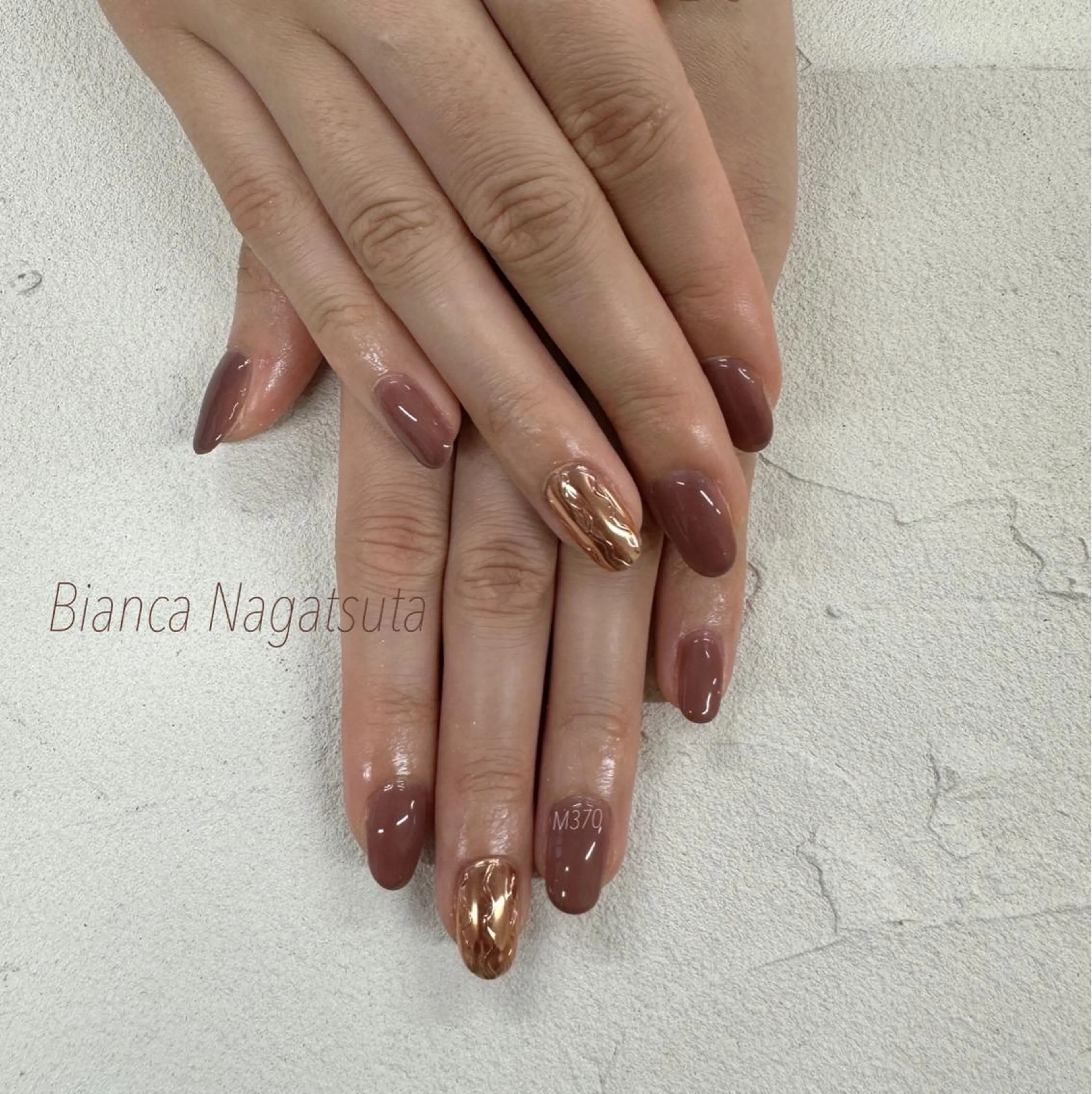 ネイル ミラーネイル Bianca🦋 AIRAのネイルデザイン