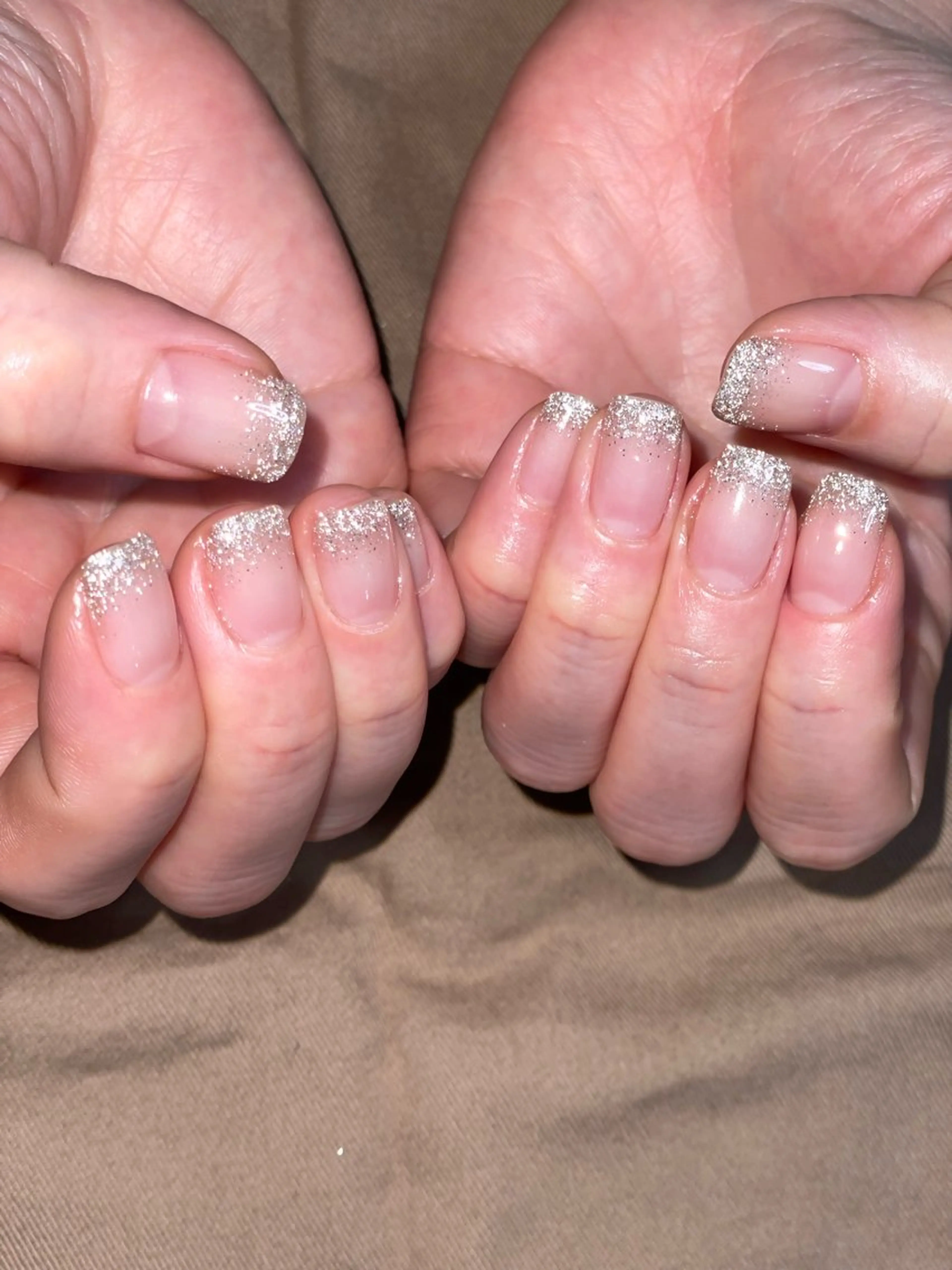 ネイル グラデーション ラメ(グリッター) nail 6.のネイルデザイン