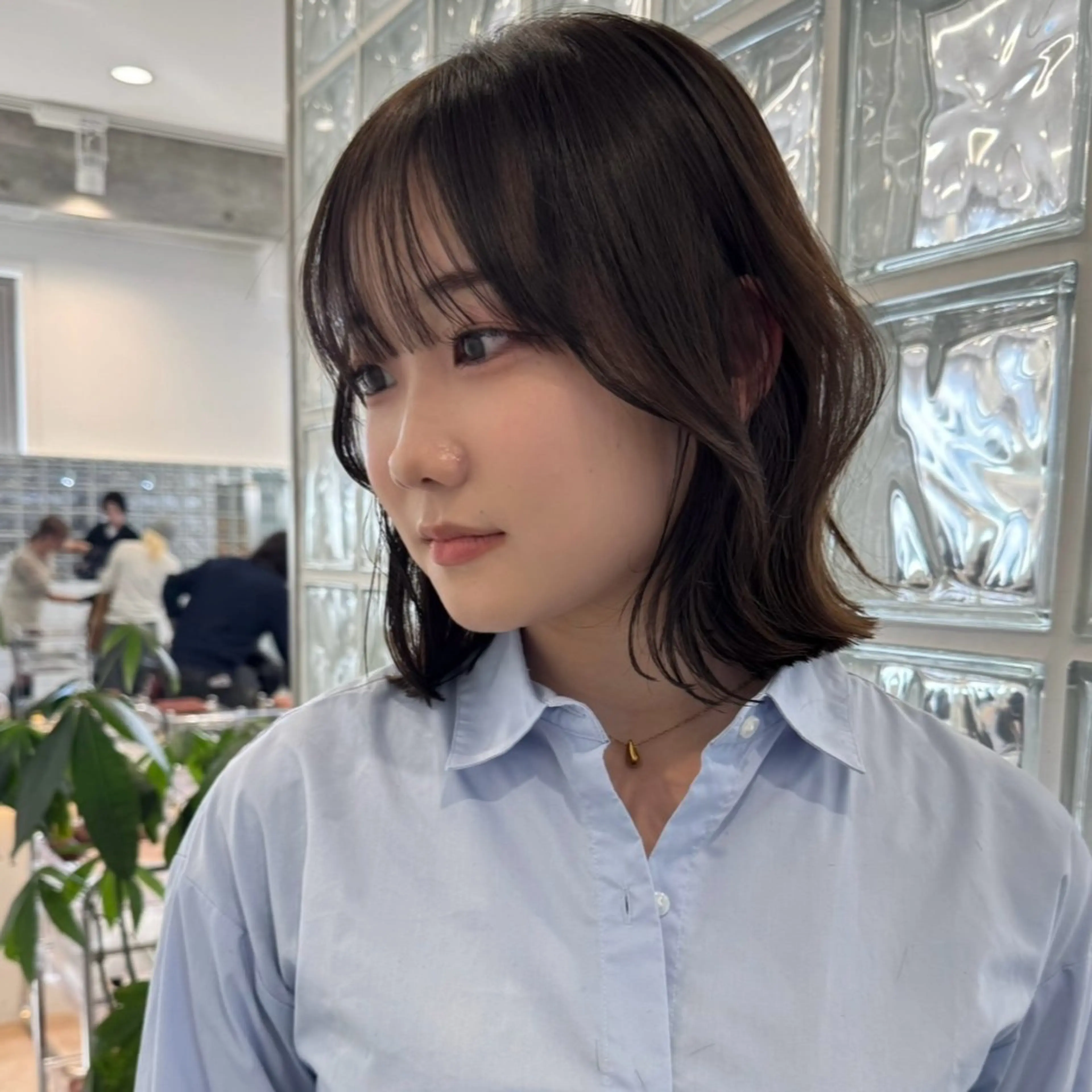 ショート ボブレイヤー ボブ レイヤーカット ミルクティーベージュ 🩰🤎miharuのヘアスタイル