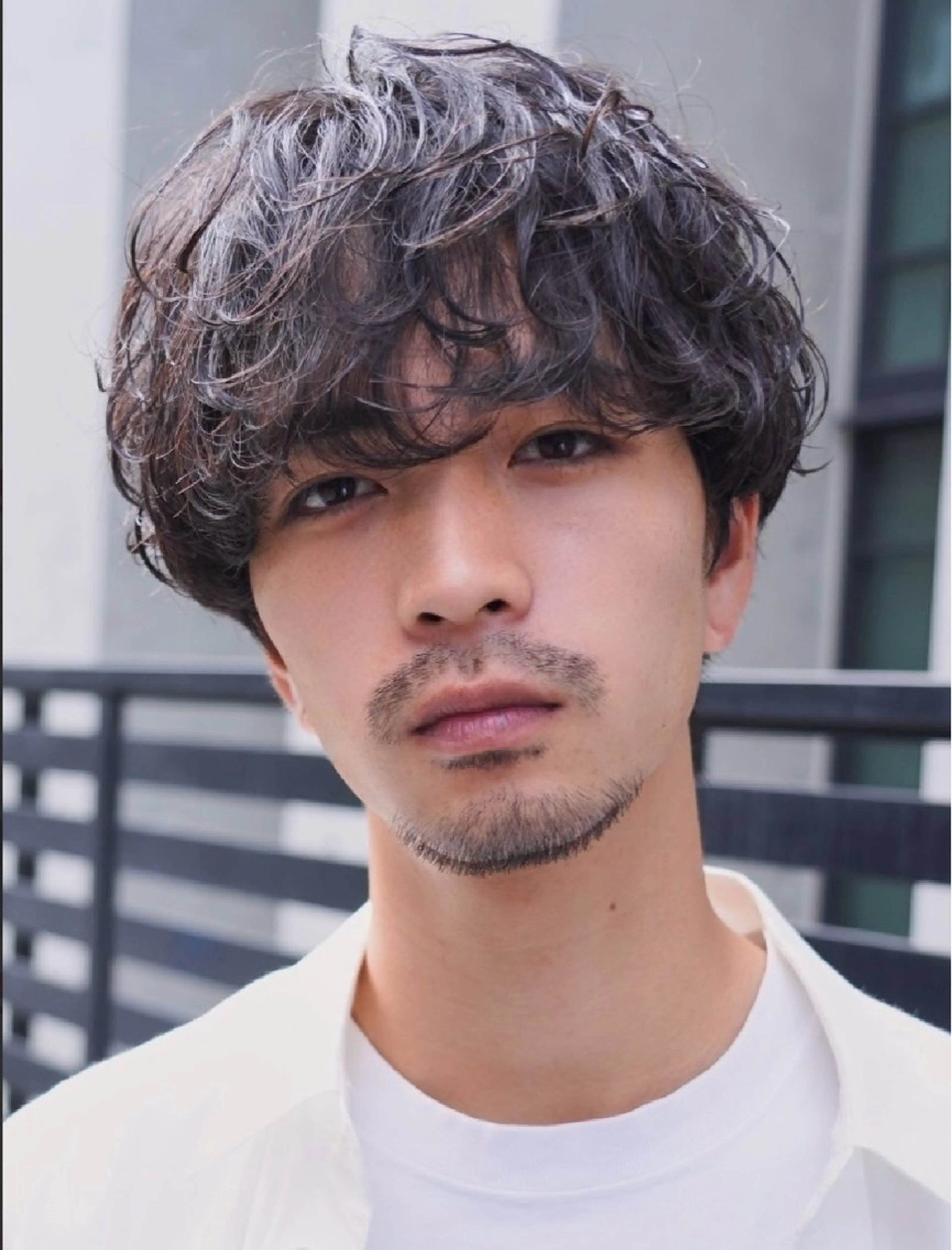 ミディアム カラー パーマ ヘアアレンジ メンズ カット パーマ fifth 窪田潤平のヘアスタイル