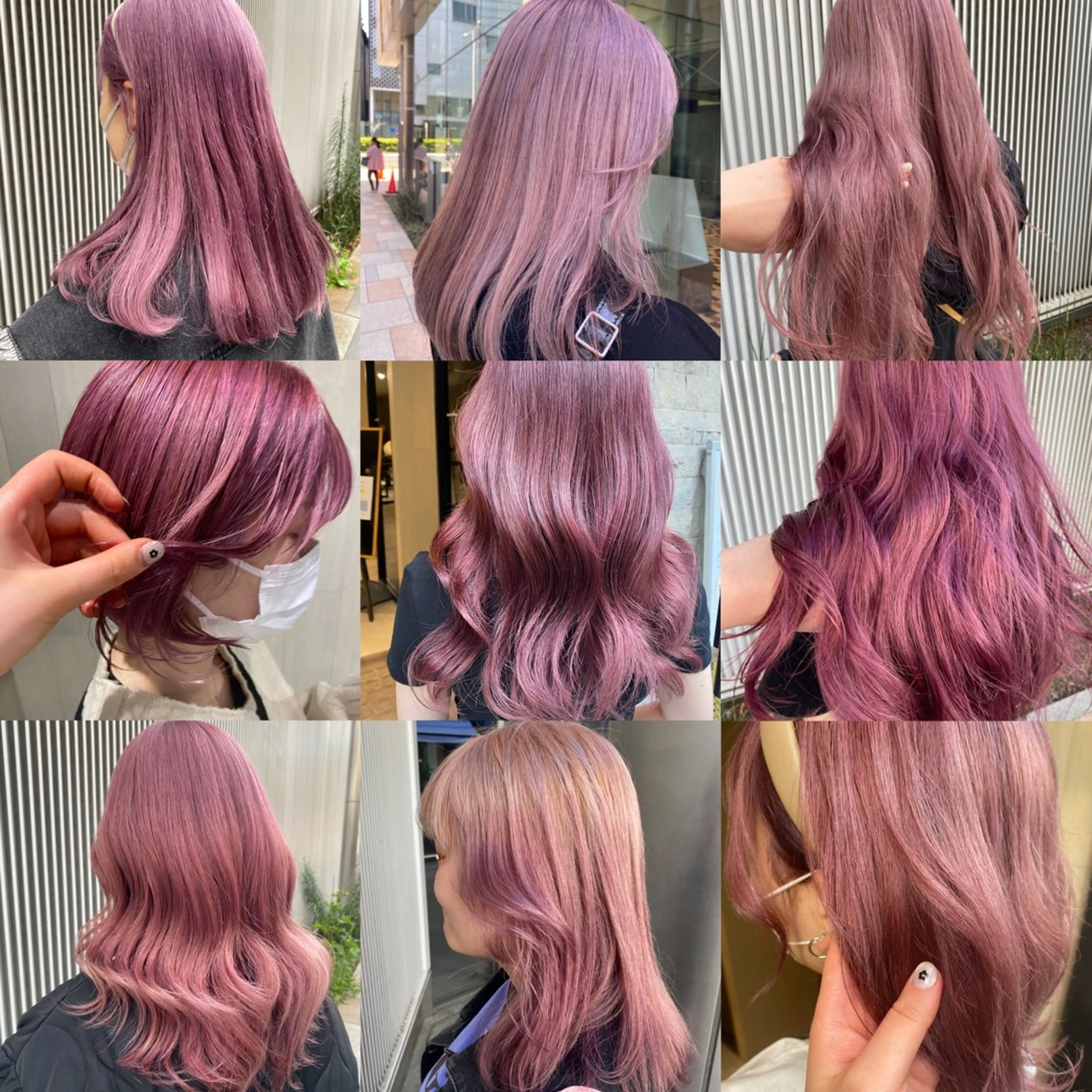 セミロング カラー ヘアアレンジ アンククロス渋谷【ANKH CROSS】所属・韓国ヘア┊︎レイヤー ┊︎haruka🌙のヘアスタイル