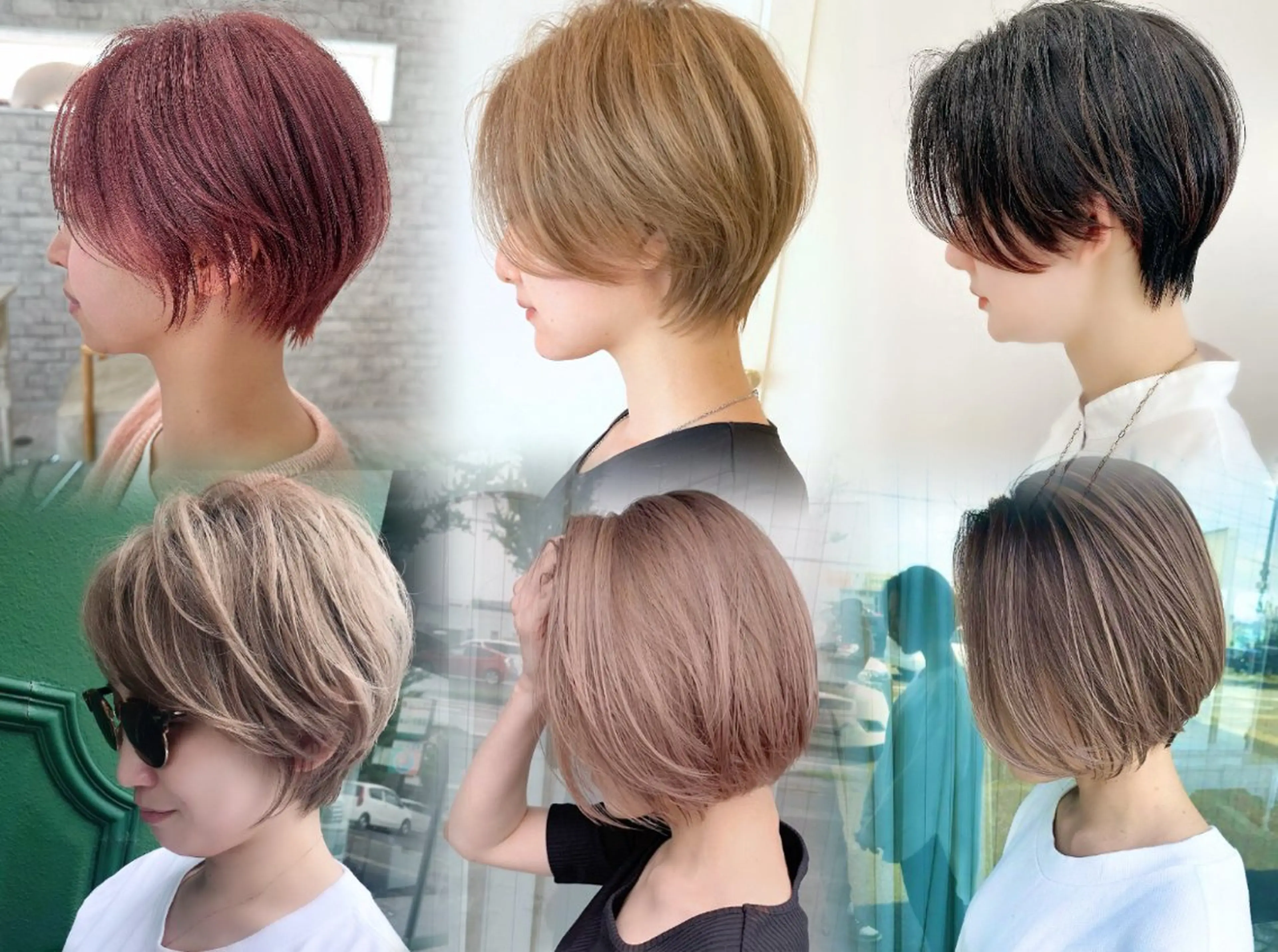 ショート カラー 似合わせカット ショートヘア 藤井 章太のヘアスタイル