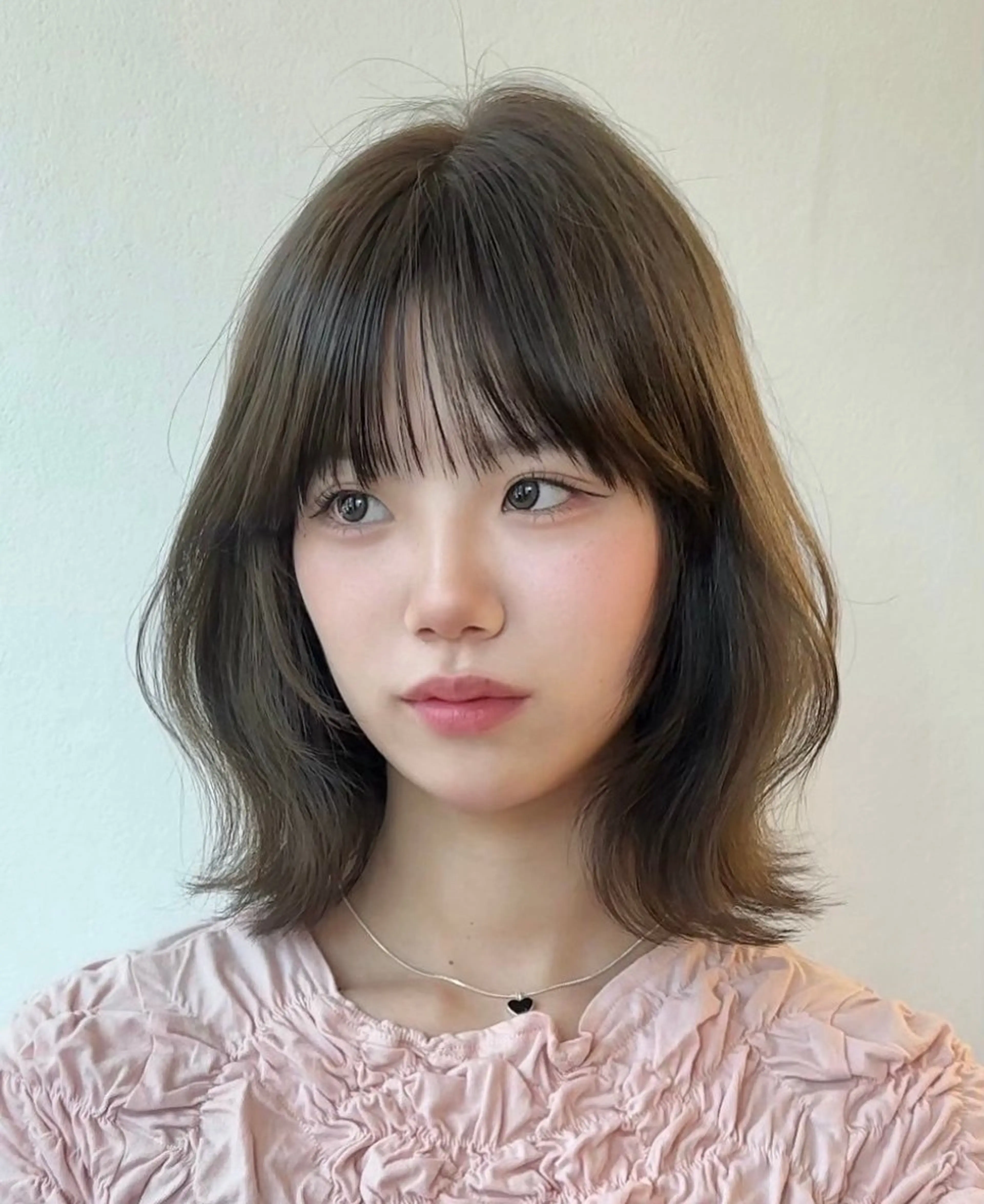 ミディアム カット トリートメント けいし🐬ボブ 美髪縮毛矯正のヘアスタイル