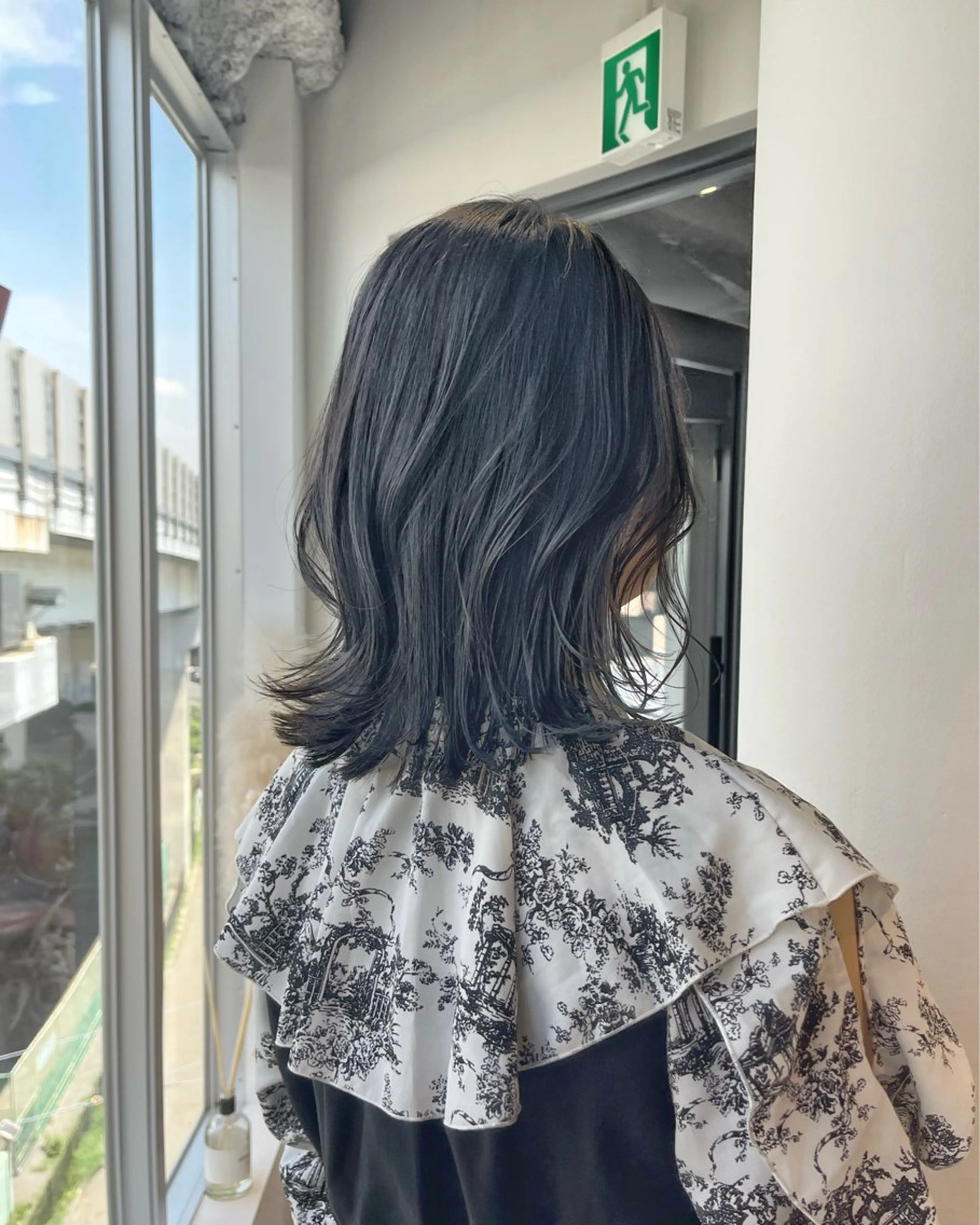 ミディアム ボブレイヤー ボブ レイヤーカット カット トリートメント ボブ/レイヤー/ 茉莉花のヘアスタイル