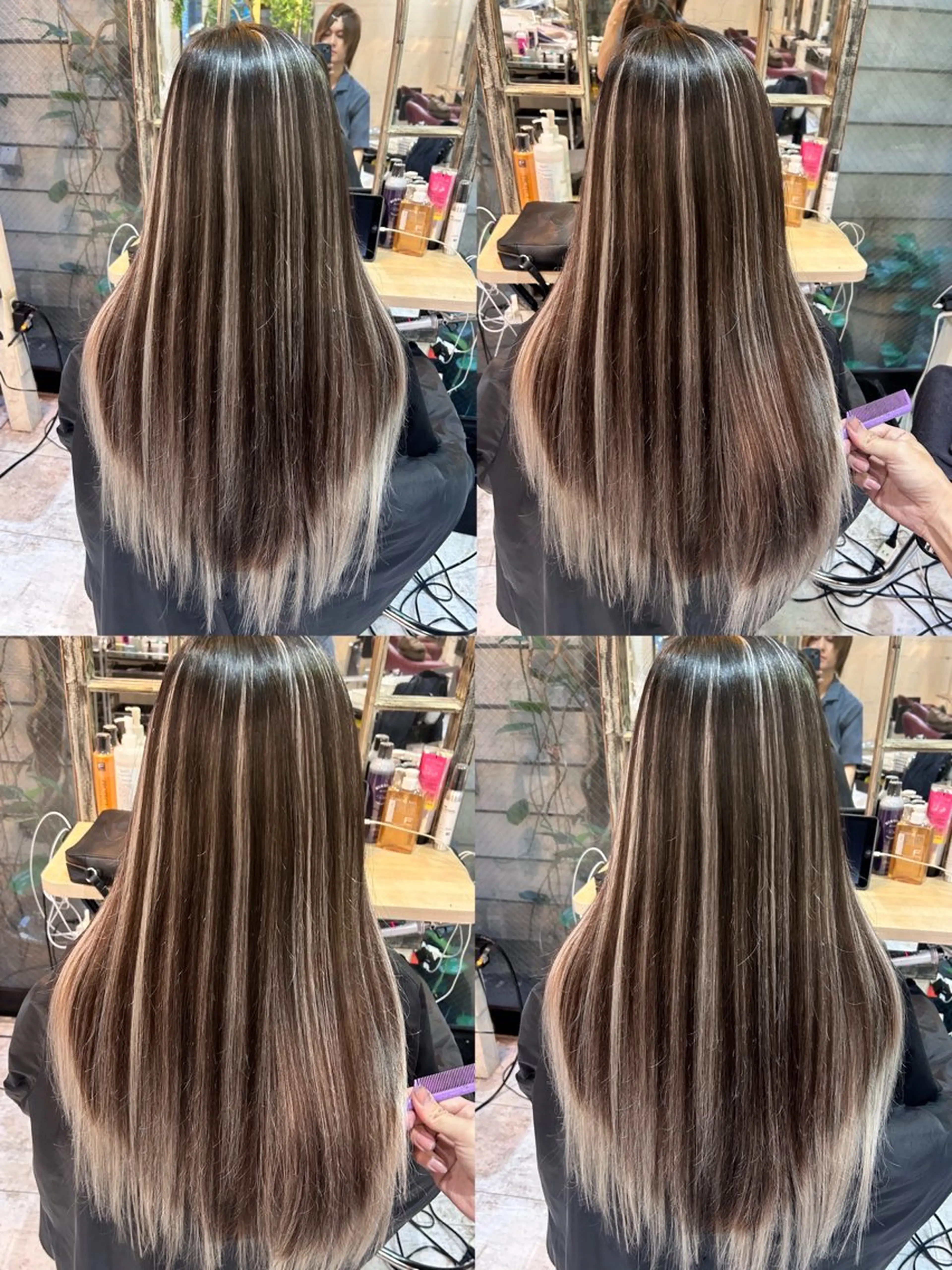 ロング カラー コンドウ リュウのヘアスタイル