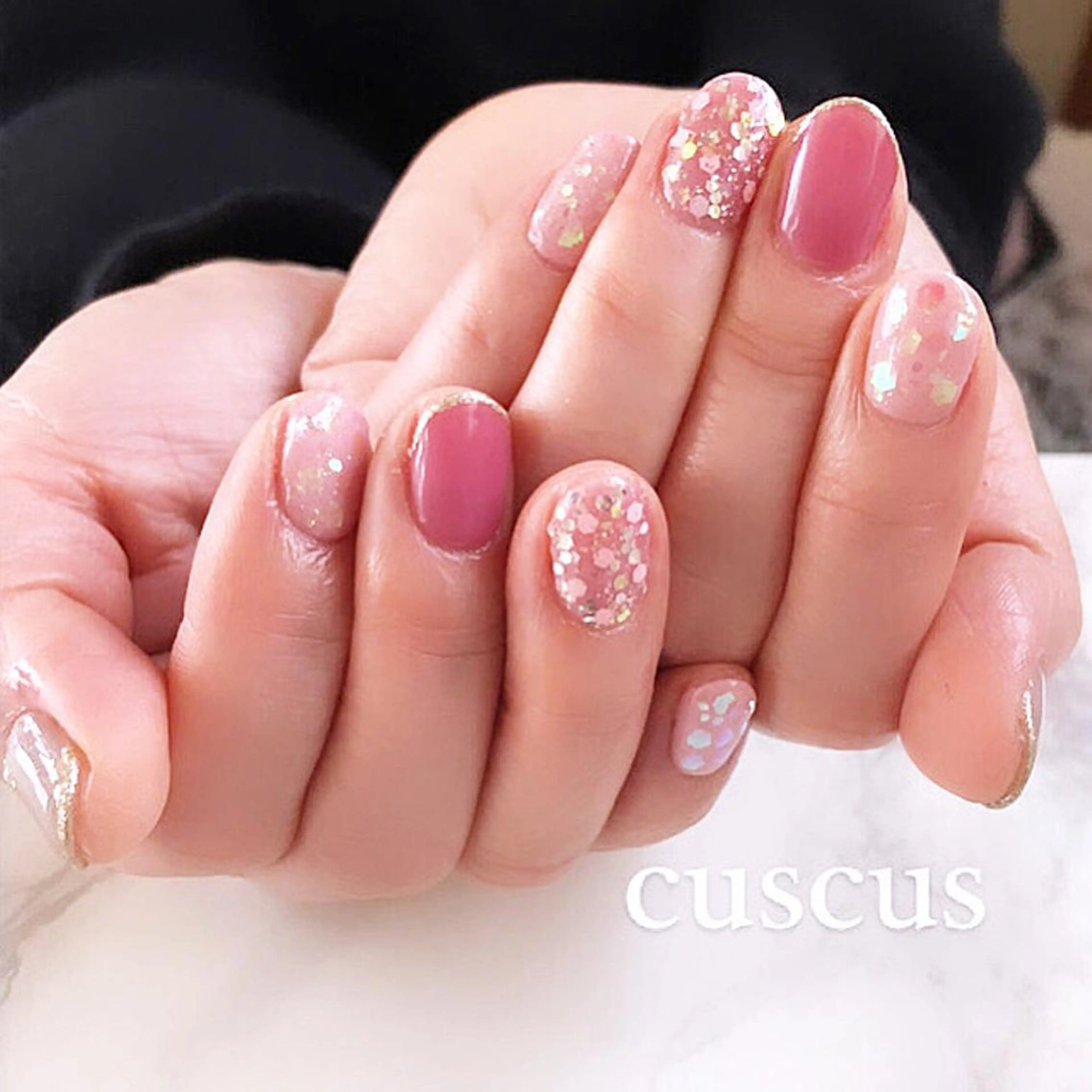 ネイル ハンドネイル ＣＵＳＣＵＳ …ｔ.akiのネイルデザイン