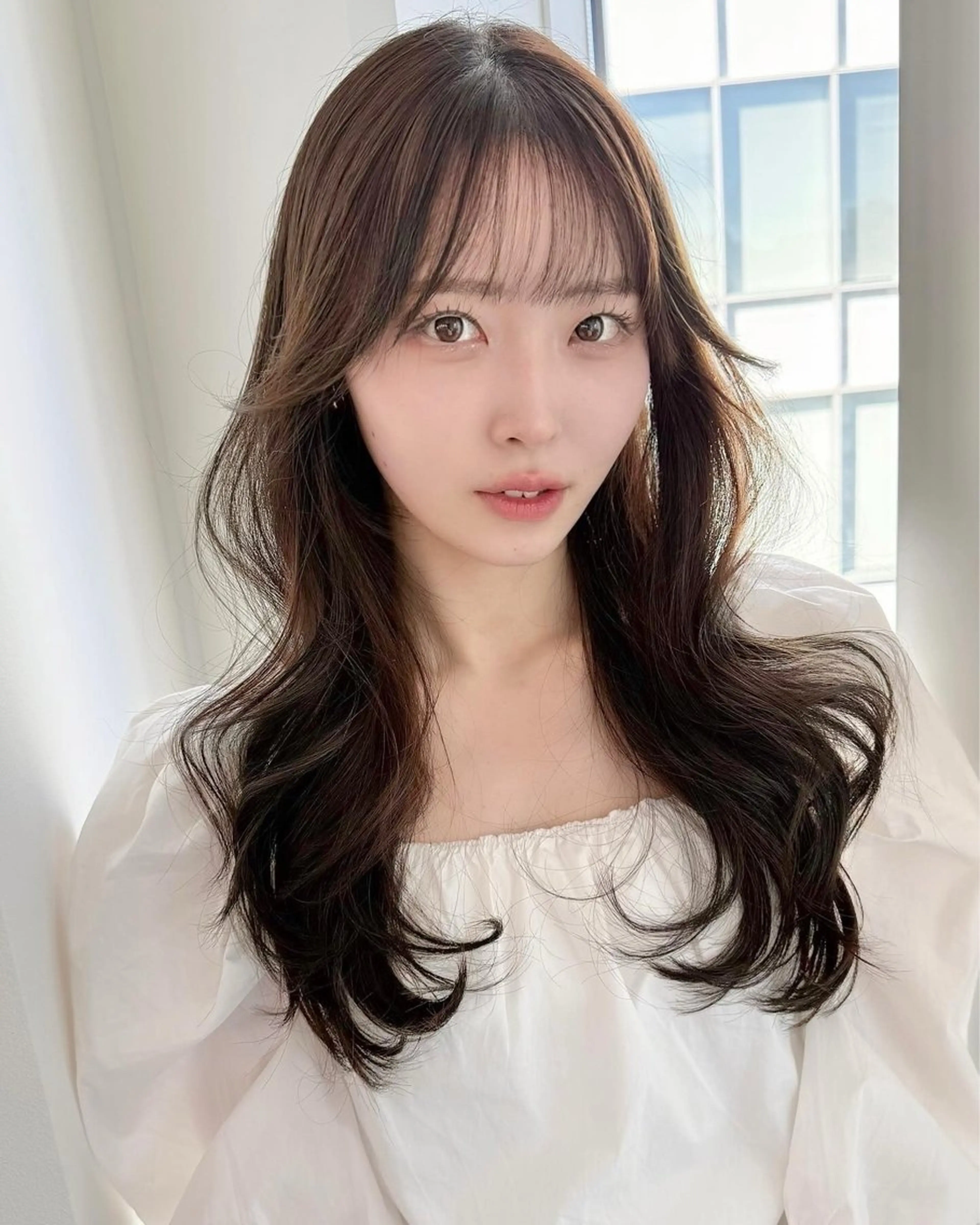 カラー lemiie suzunaのヘアスタイル