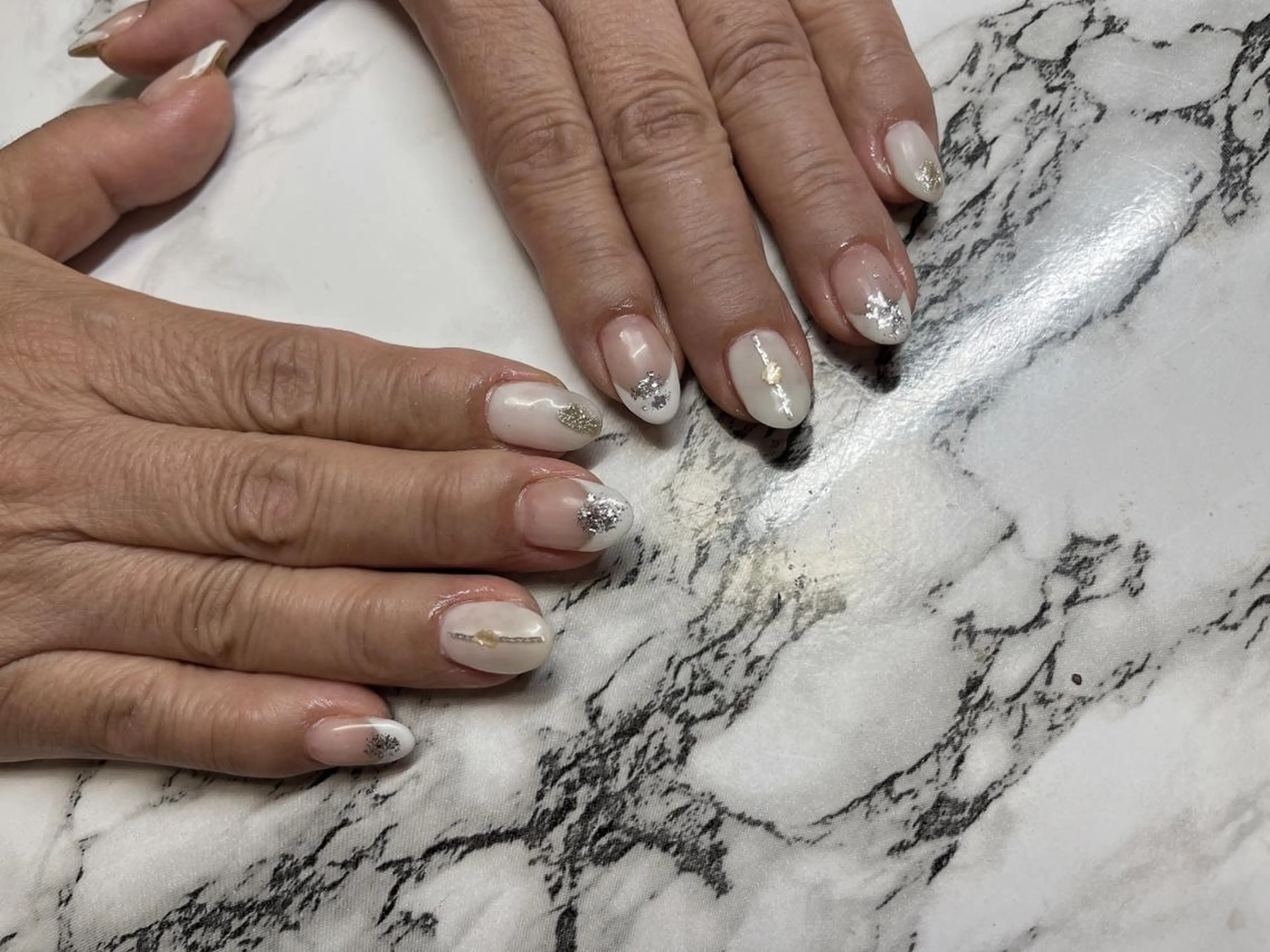 ネイル フレンチネイル ニュアンスネイル ハンドネイル MIKA ♡の眉毛・アイブロウイメージ