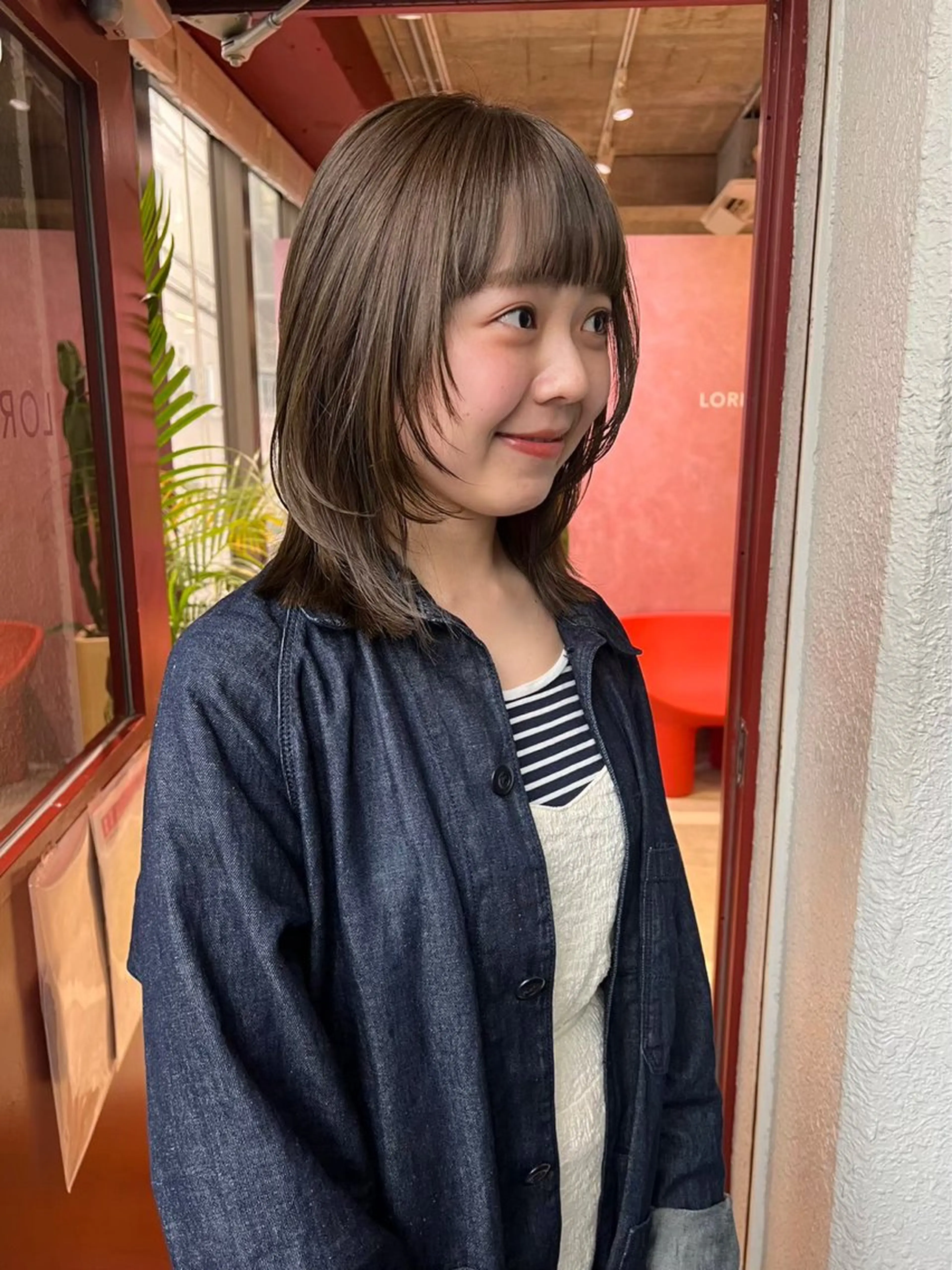 ミディアム ヘアカラー 🍎デザインカラー /カエデ🍎のヘアスタイル