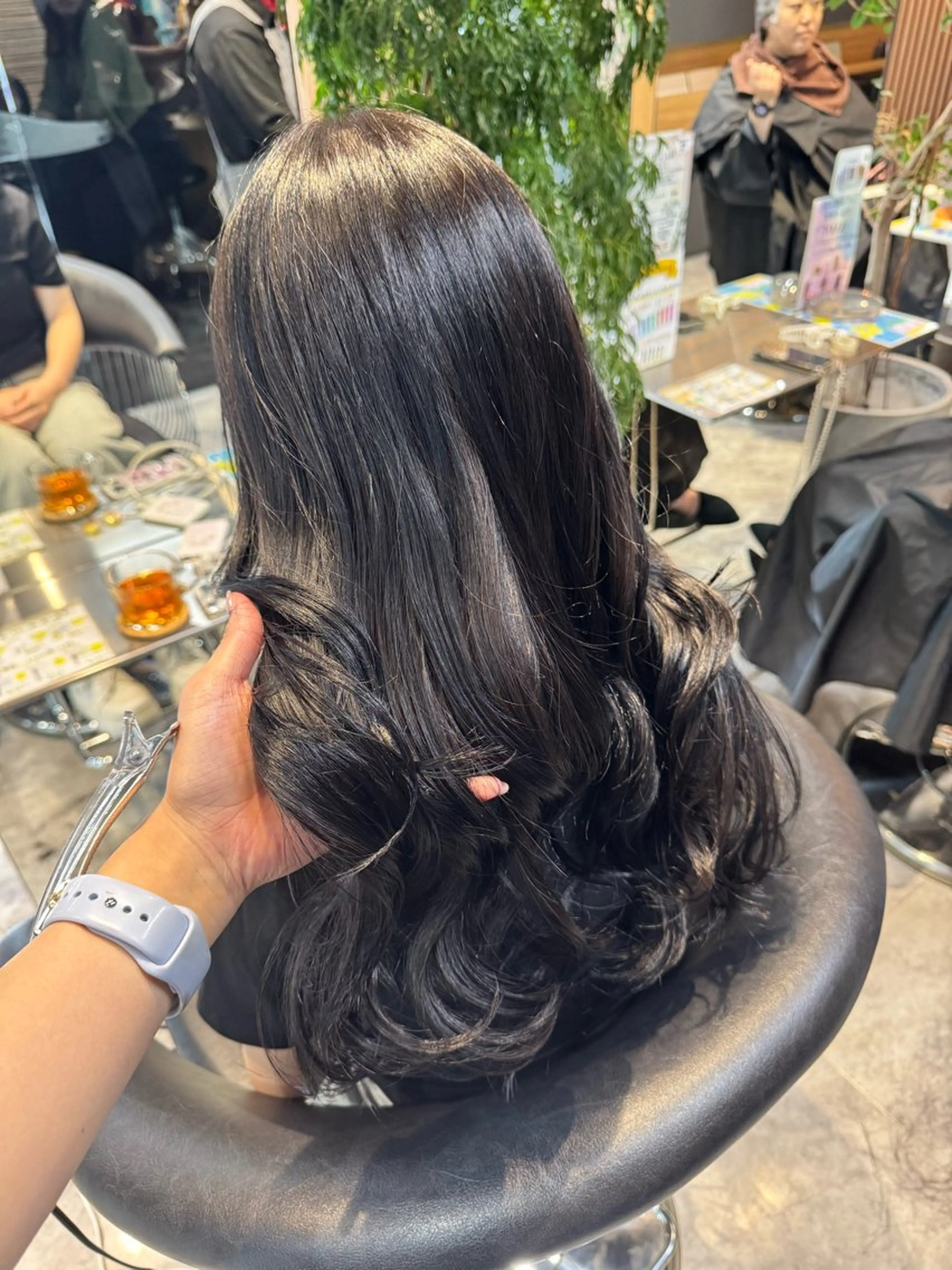 ミディアム カラー 韓国艶髪/透明感 カラー/ひなののヘアスタイル