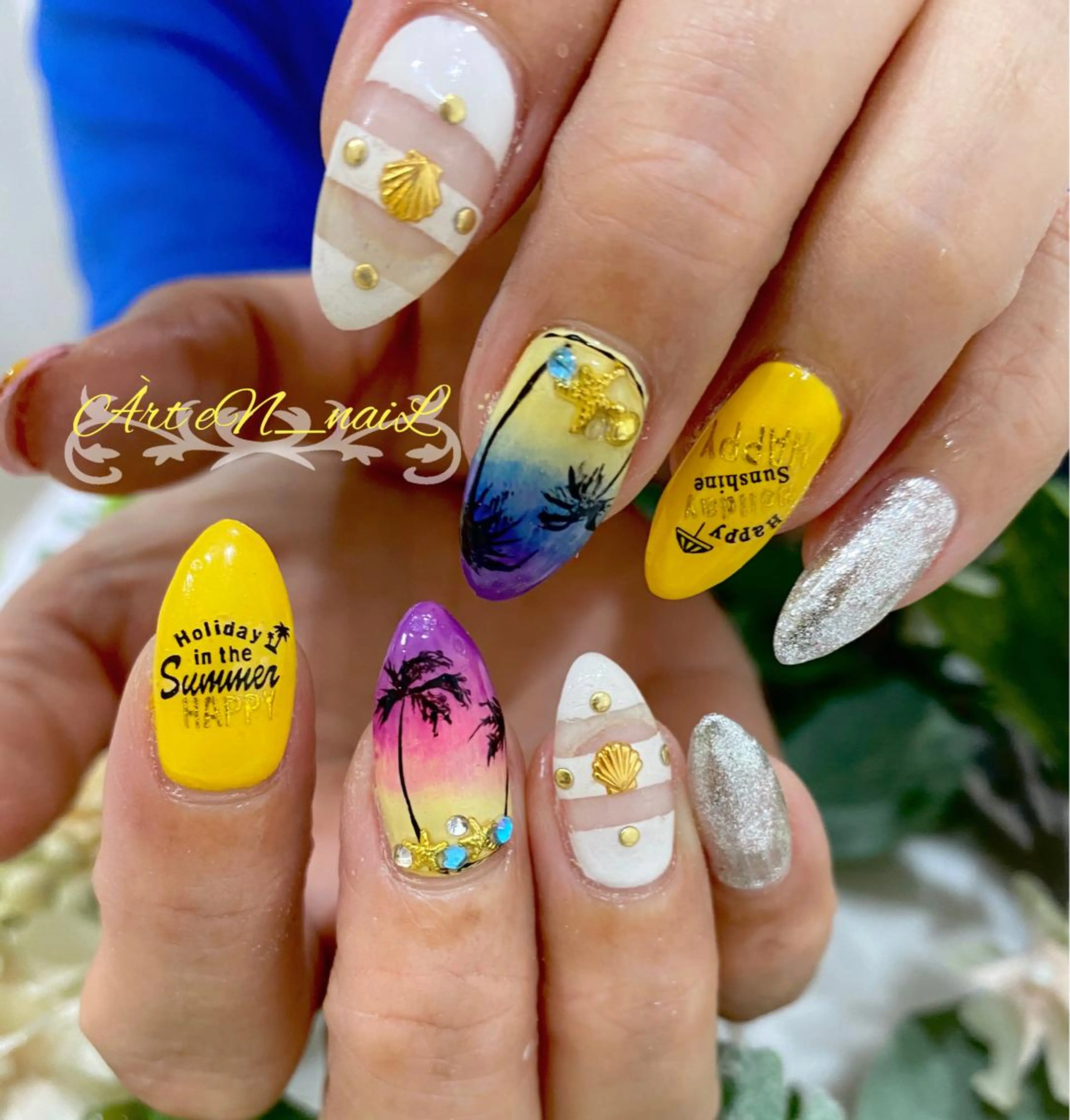 ネイル EN_NAIL 野中本店Ayakaのネイルデザイン
