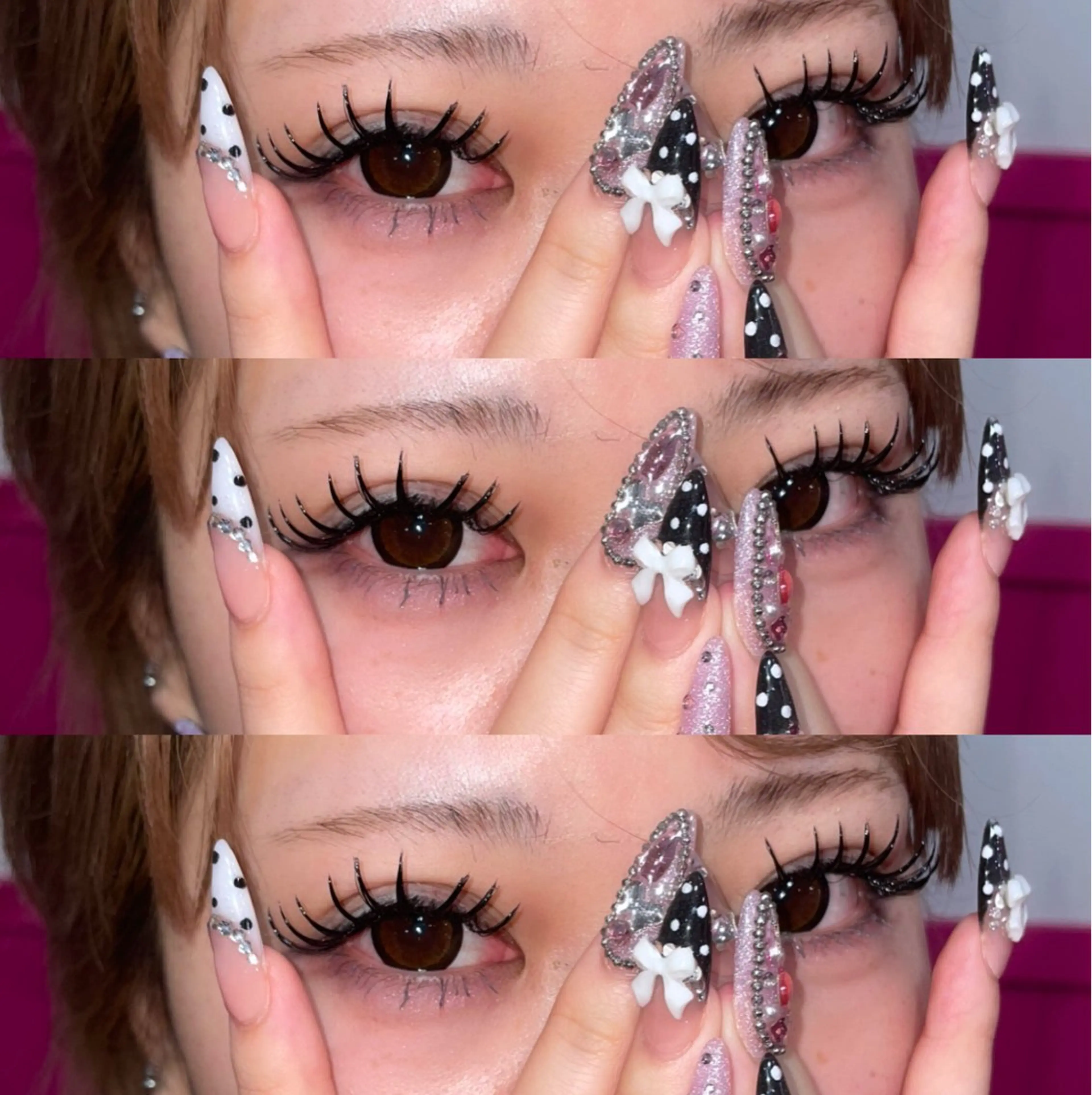 マツエク・マツパ バインドロック 束感まつ毛 BAMBI 🖤KAWAIのマツエク・マツパデザイン