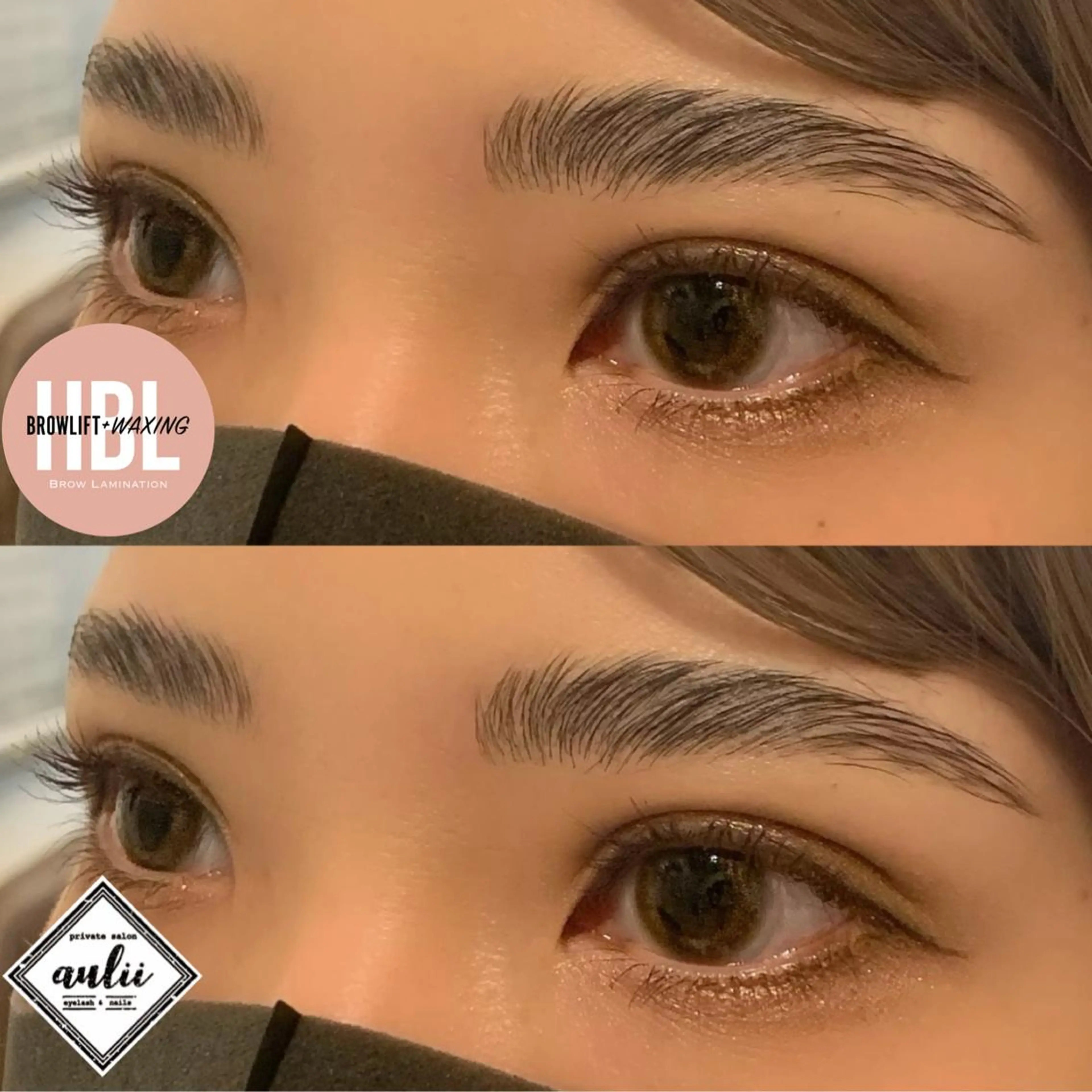 2回目まで使える★最新★話題沸騰★次世代アイブロウ★HBL★ハリウッドブロウリフト(パーマ+WAX)★メンズOKの写真