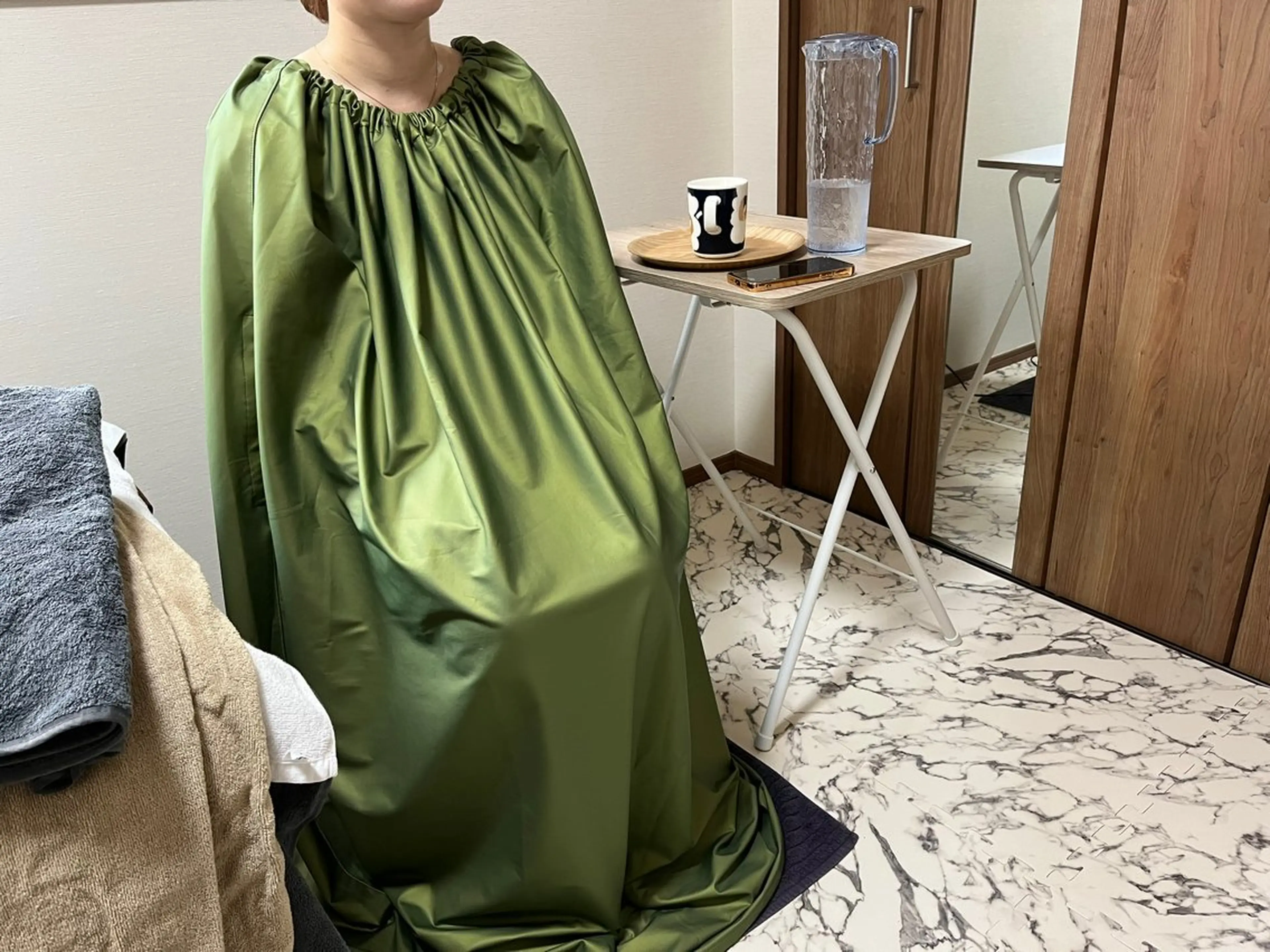 よもぎ蒸しの写真