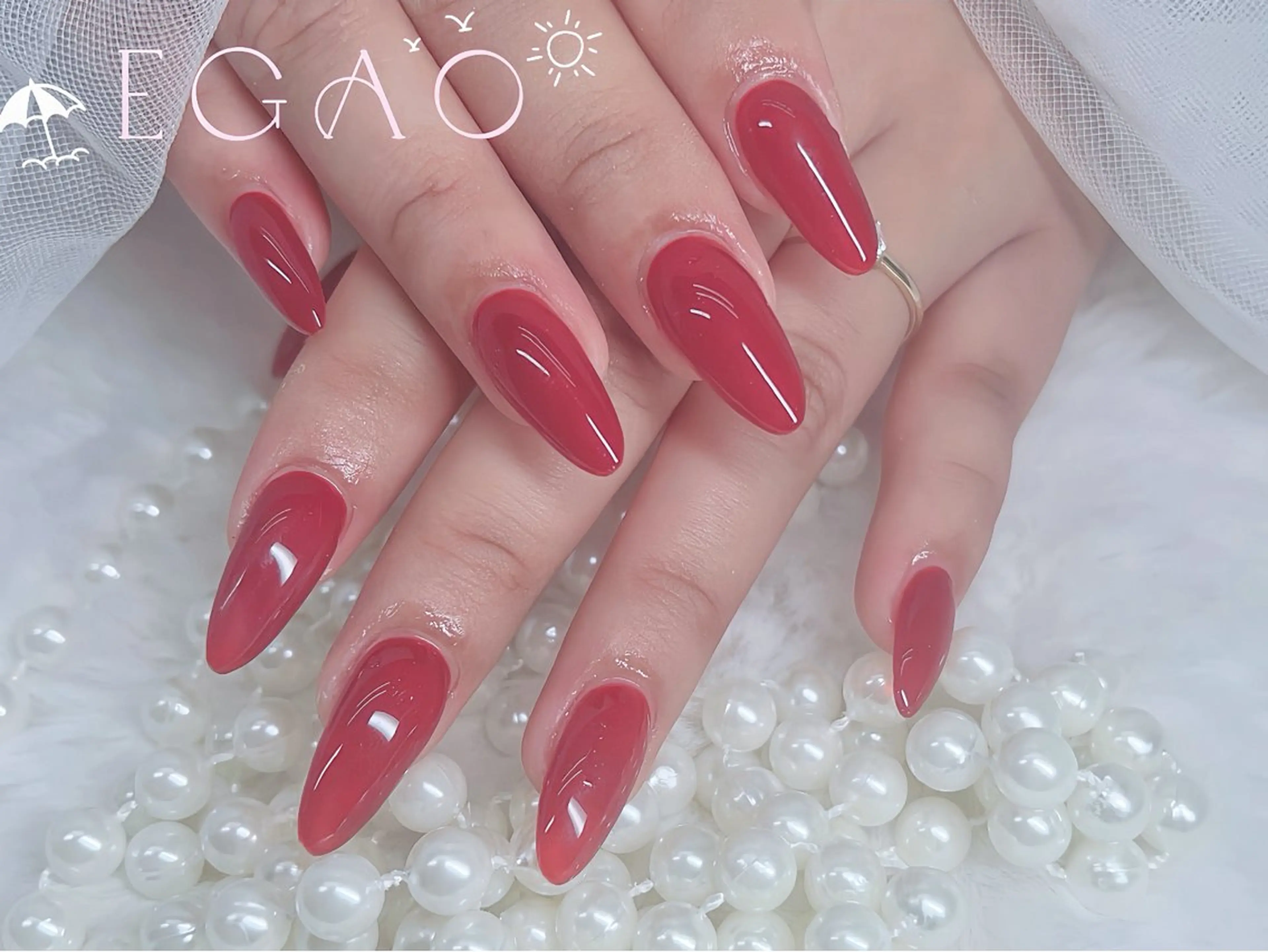 ネイル アートネイル フットネイル フレンチネイル ジェルネイル グラデーション ハンドネイル Egao Nail錦糸町店のネイルデザイン