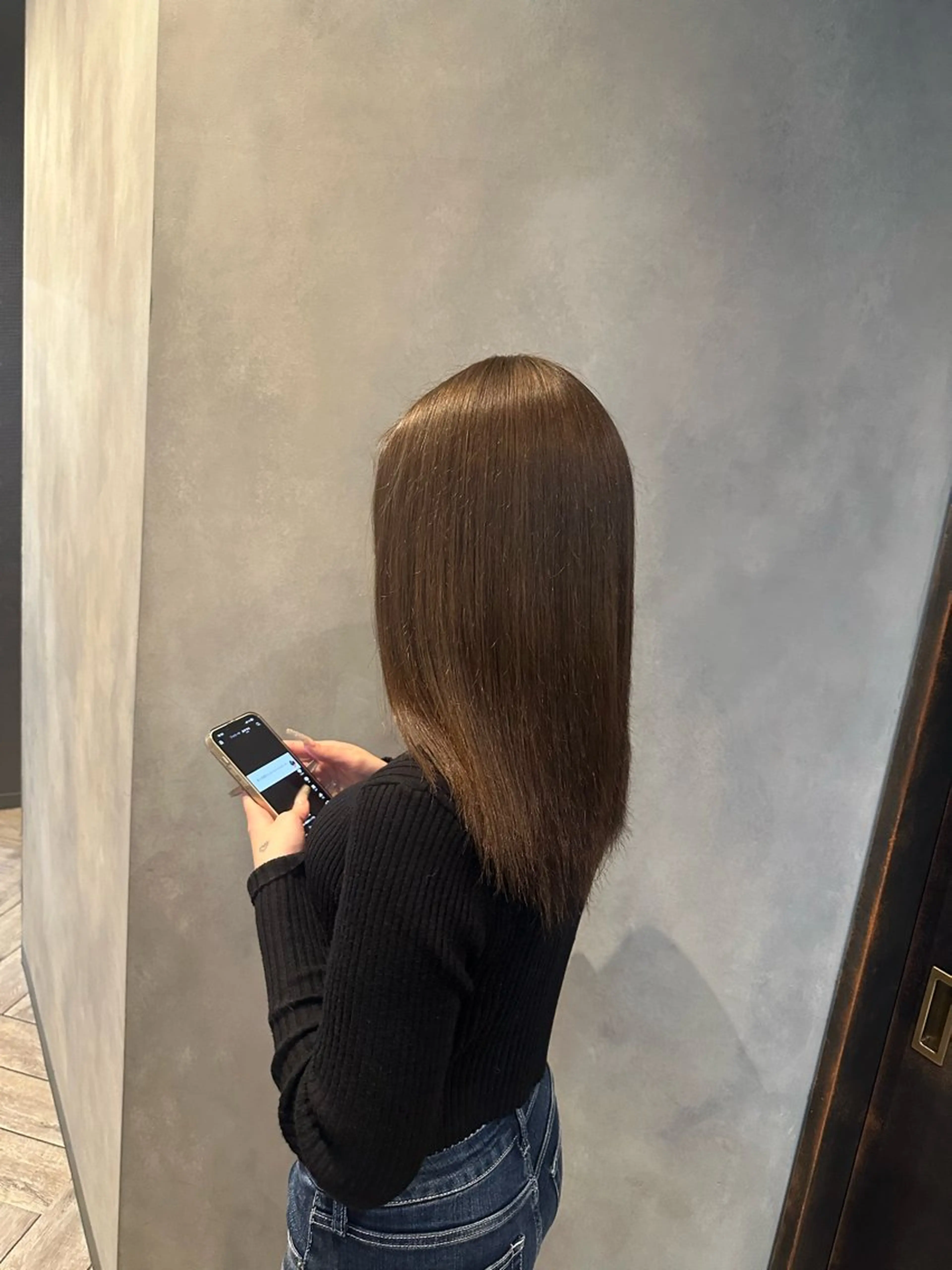 ミディアム カラー little 朝陽のヘアスタイル