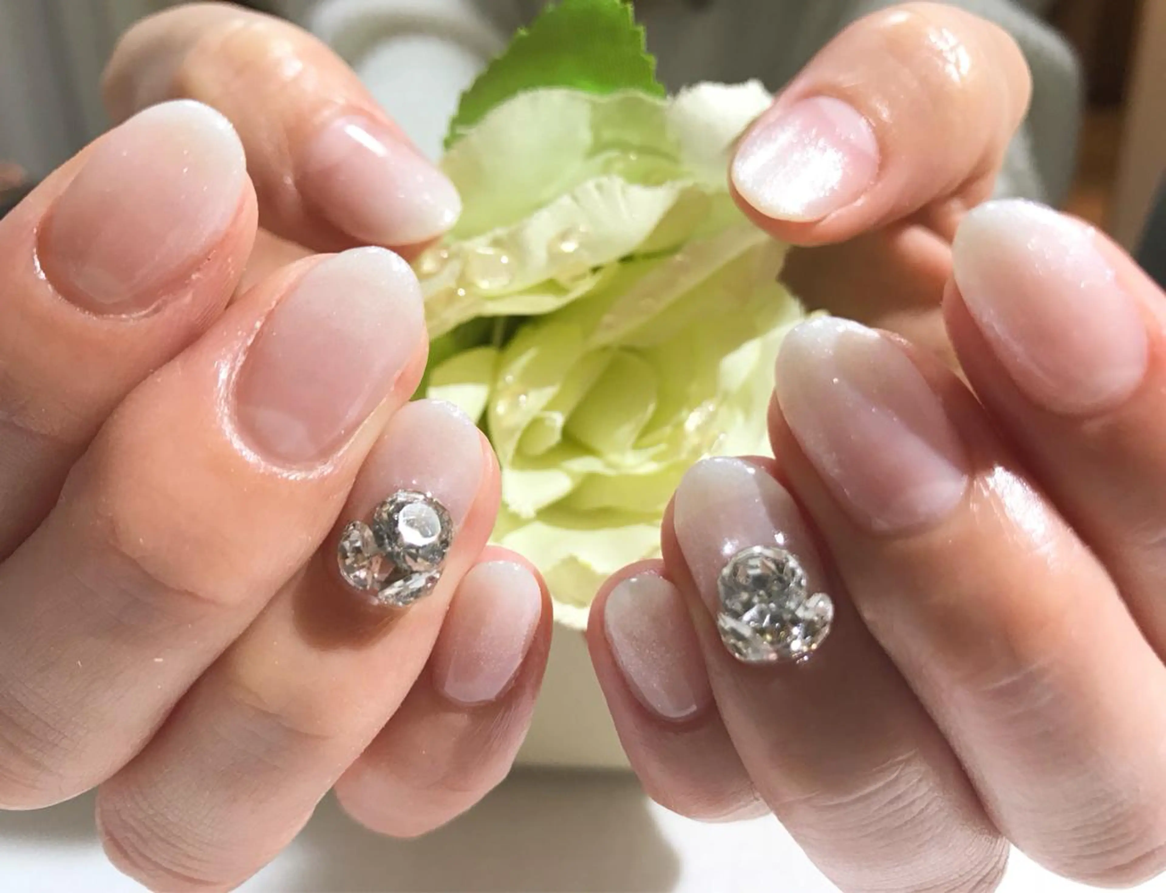 ネイル フットネイル グラデーション ワンカラーネイル シンプルネイル 春ネイル nail fufla ♡yamane♡のネイルデザイン
