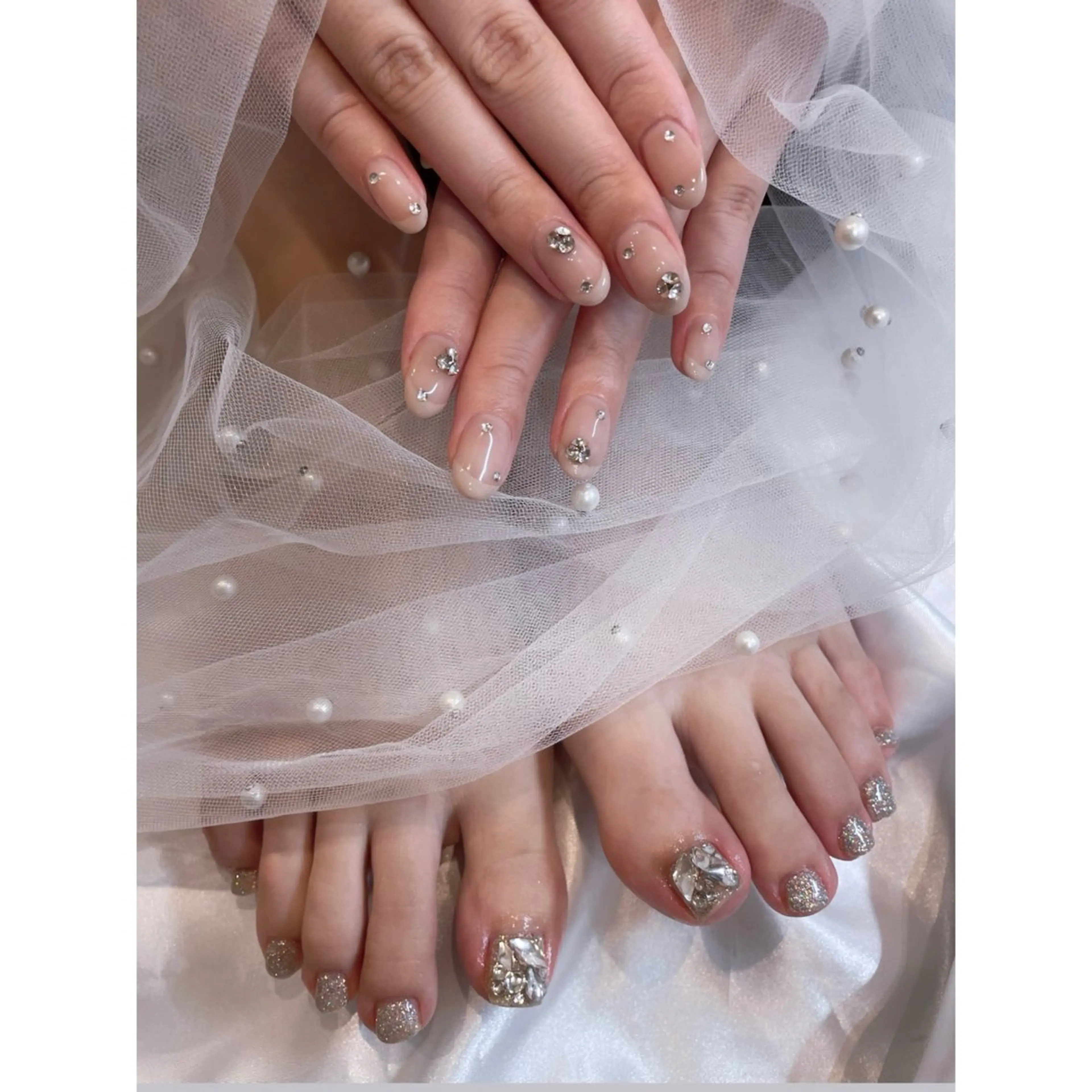 【ミニモ限定メニュー🤎❤️】オフ込みハンドフット持ち込みデザインの写真