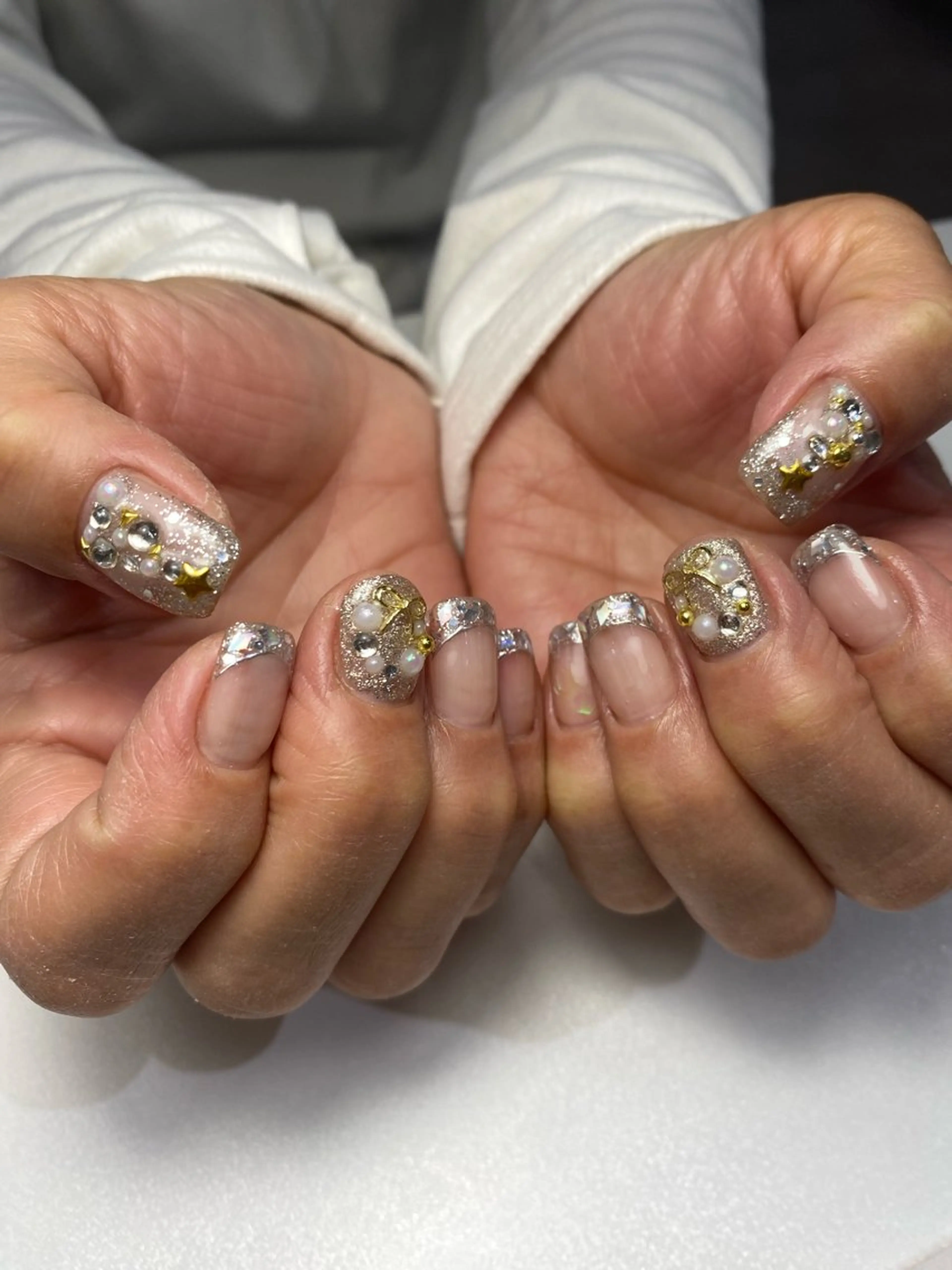 ネイル 冬ネイル ハンドネイル Li'a AYAKAのネイルデザイン