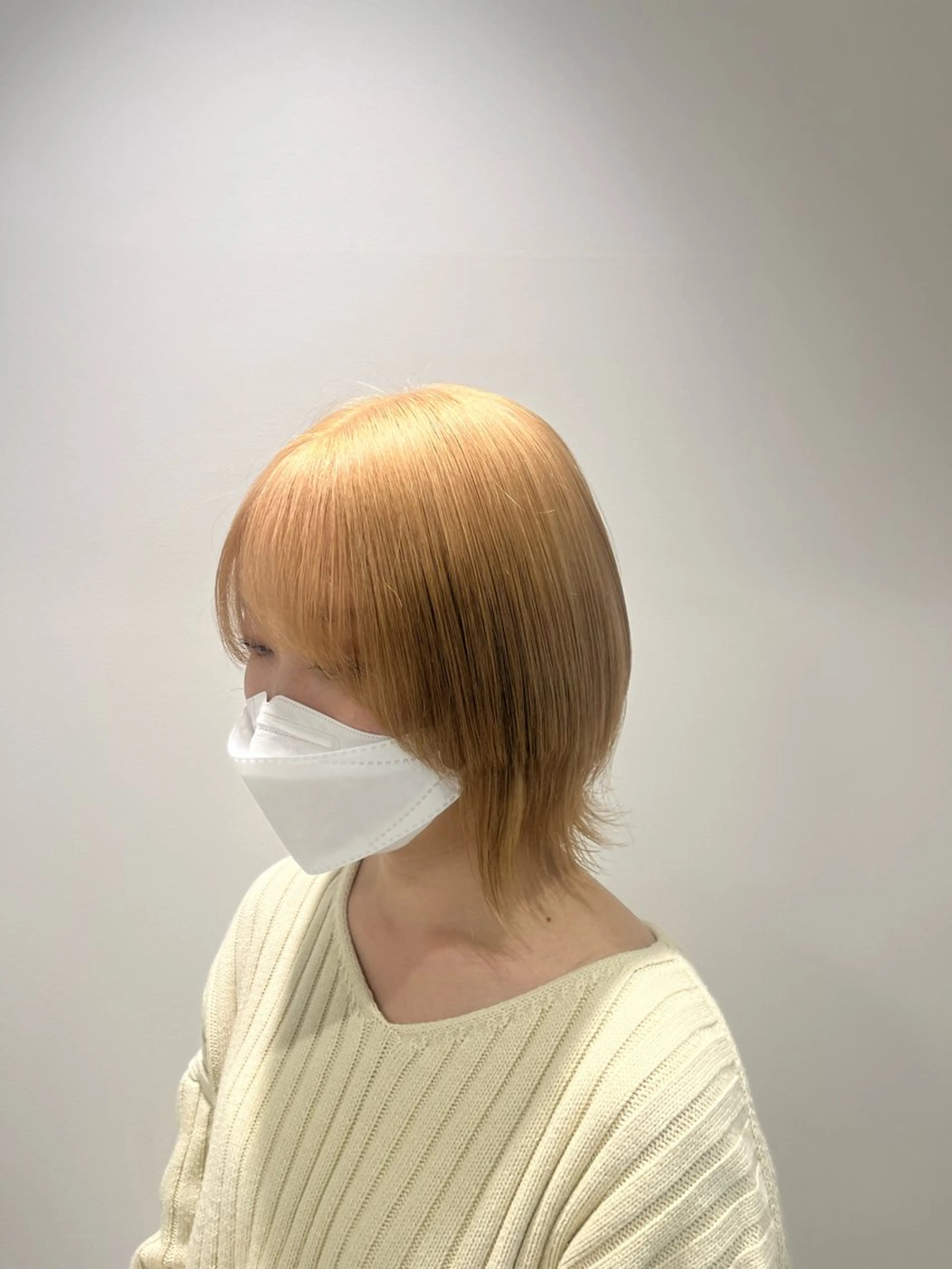 ミディアム ヘアカラー ブリーチカラー特化 美容師/𝕐𝕌𝕀のヘアスタイル