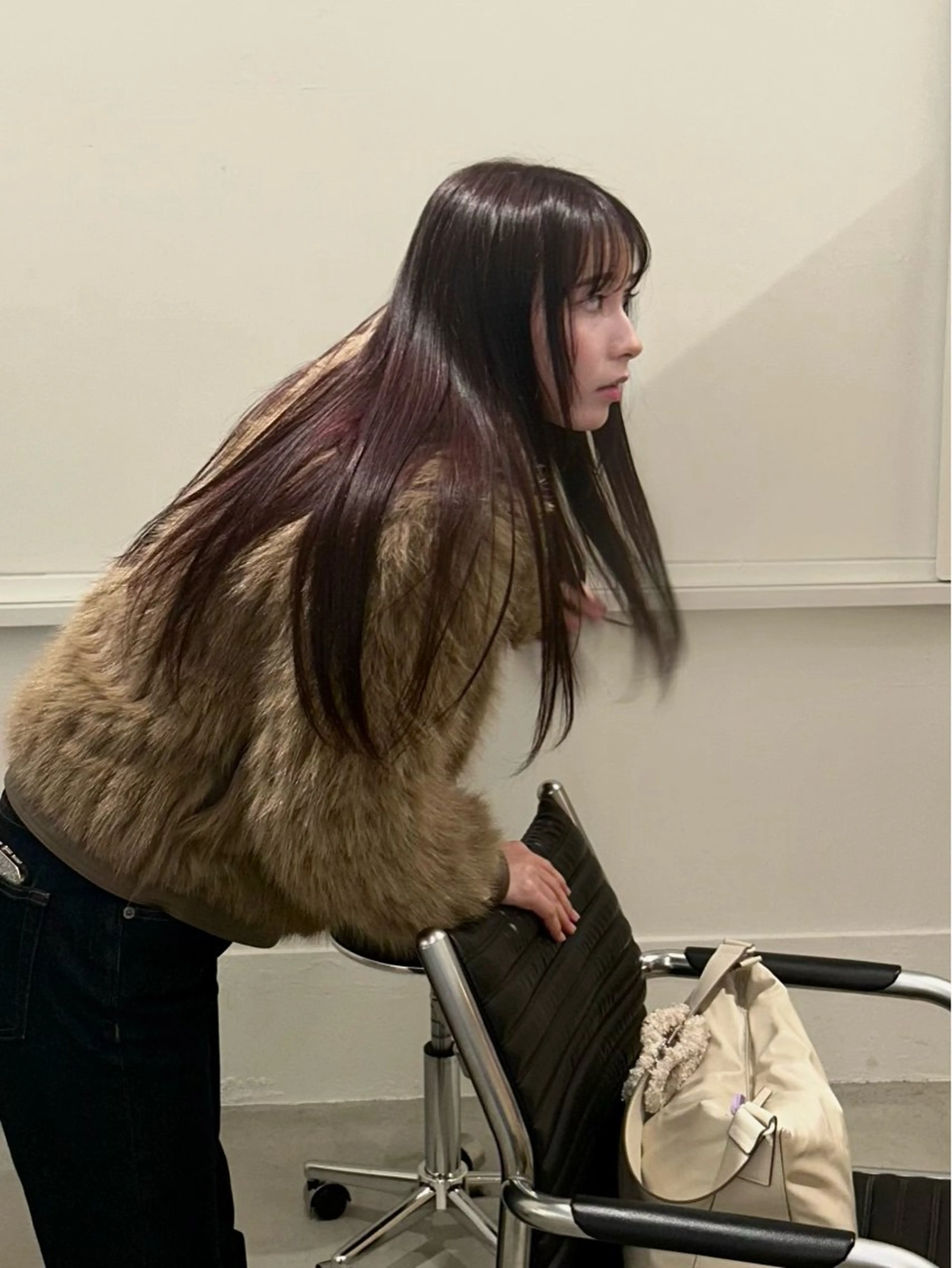 カラー 透明感艶カラー/ リュウジンキョウカのヘアスタイル