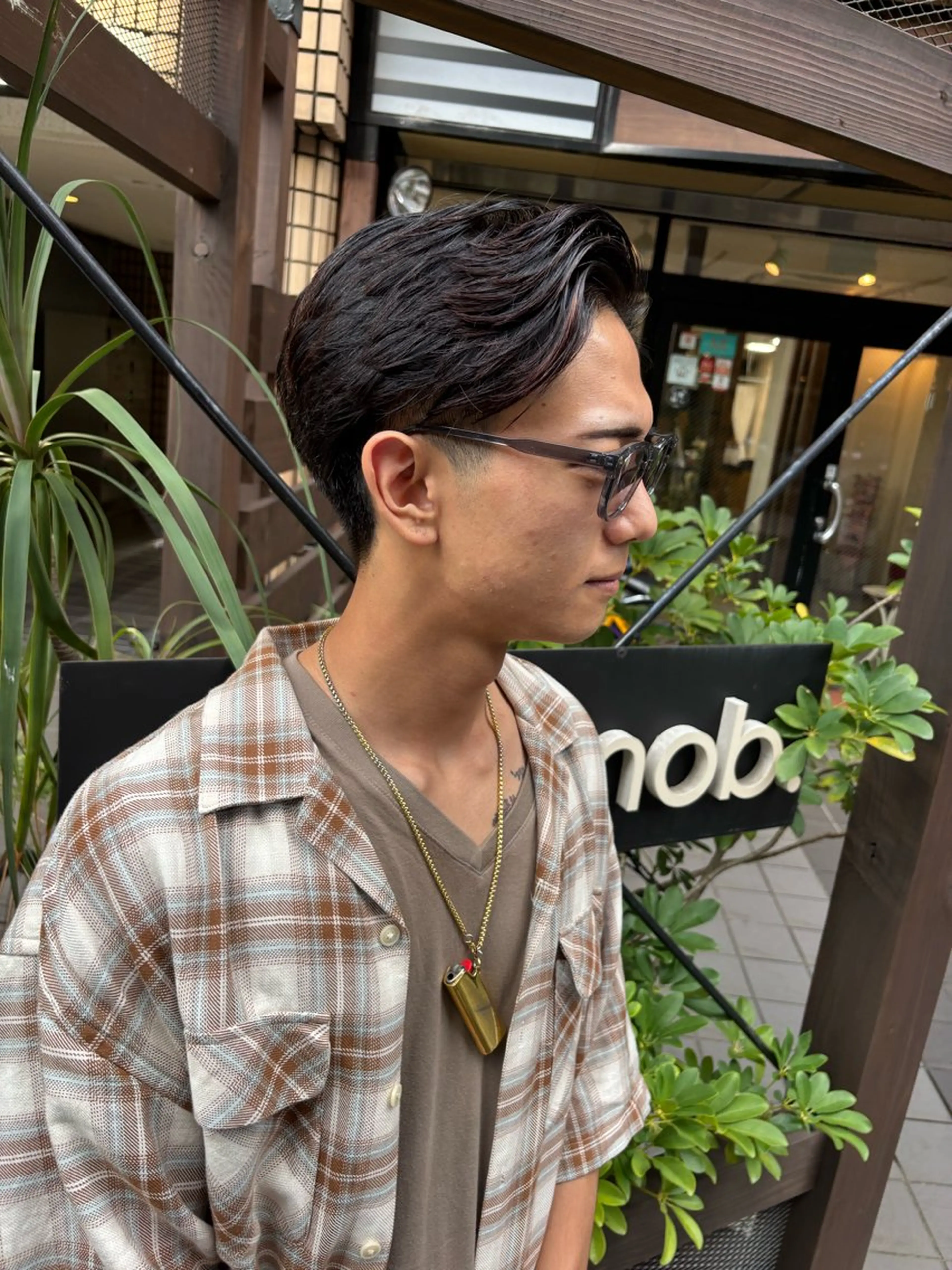 ヘアアレンジ メンズ 刈り上げ カット イツキ🌕デザインカ ラー🥨髪質改善🫧のヘアスタイル