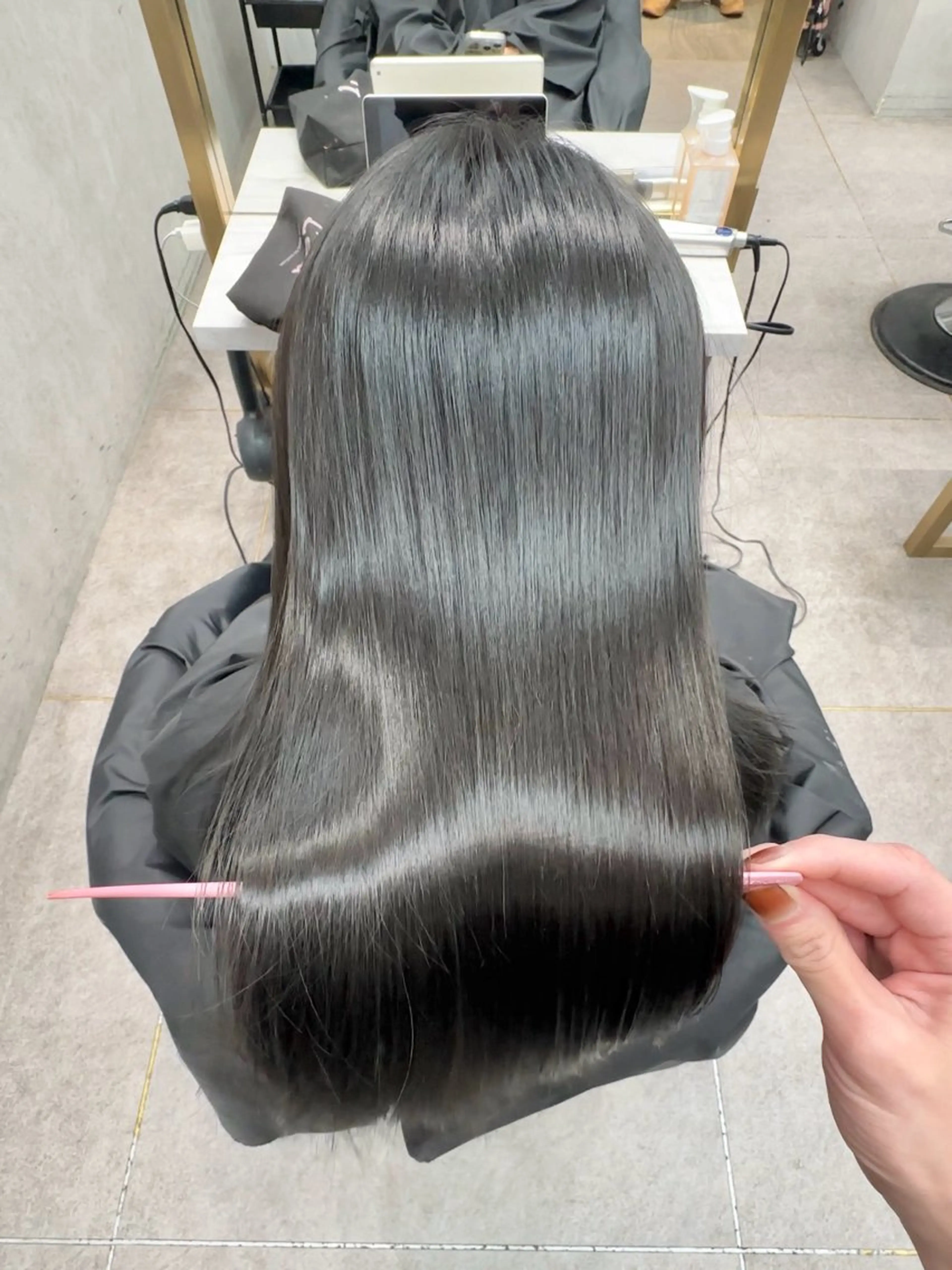 縮毛矯正&トリートメントの写真