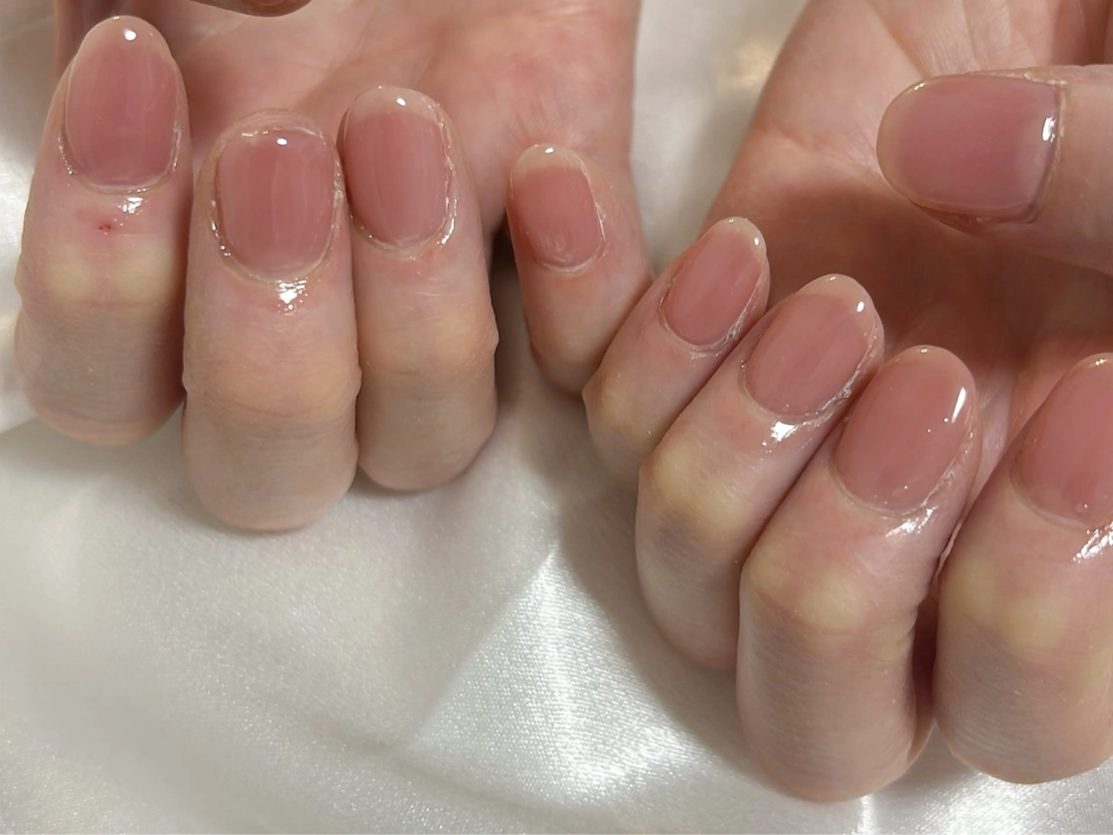 ネイル オーロラネイル 桜ネイル フラワーネイル フットネイル フレンチネイル ハンドネイル kikinail 溝の口のネイルデザイン