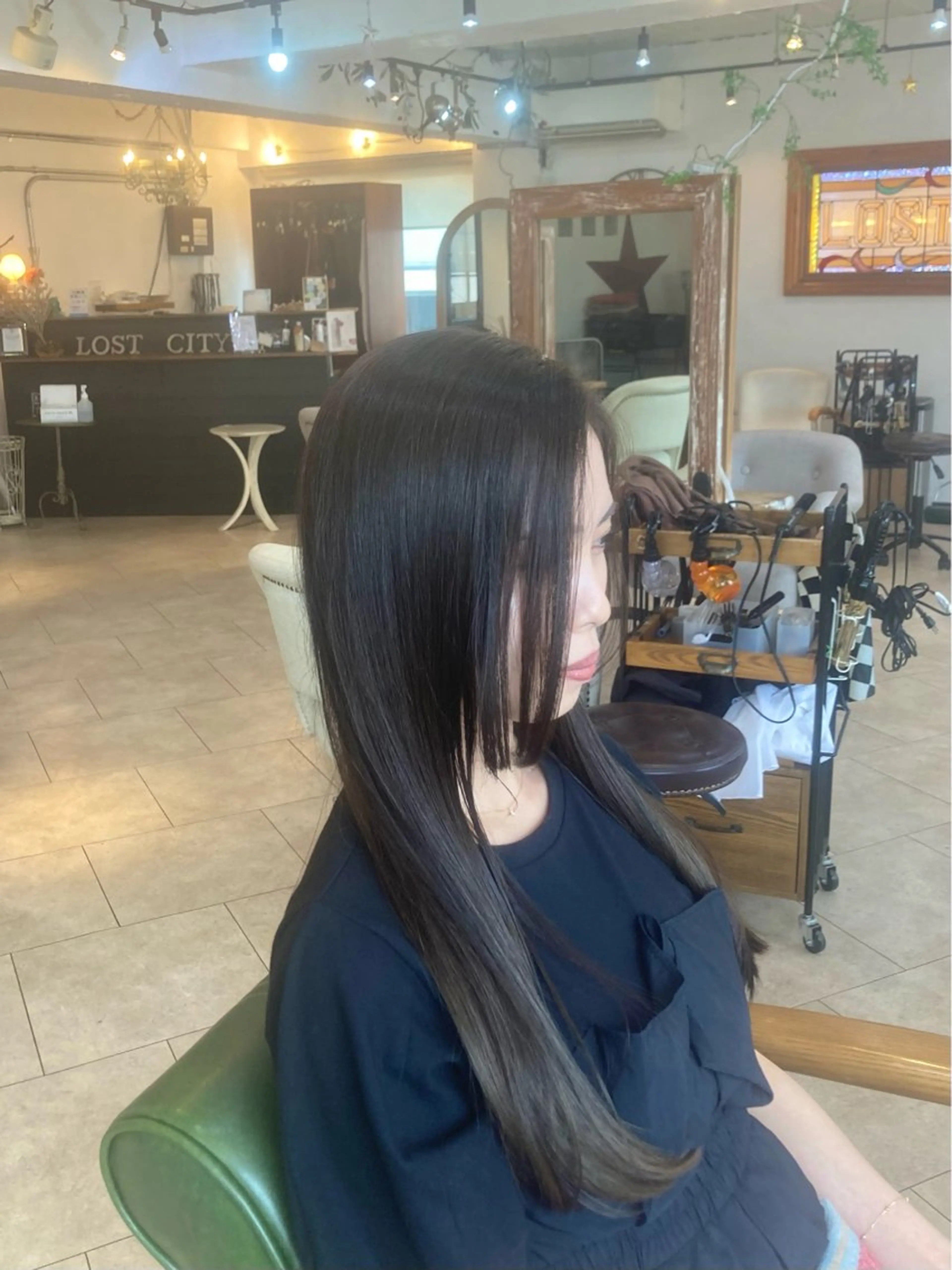 ロング カラー トリートメント スパイキー/ ピンパーマ/緑川雄也のヘアスタイル