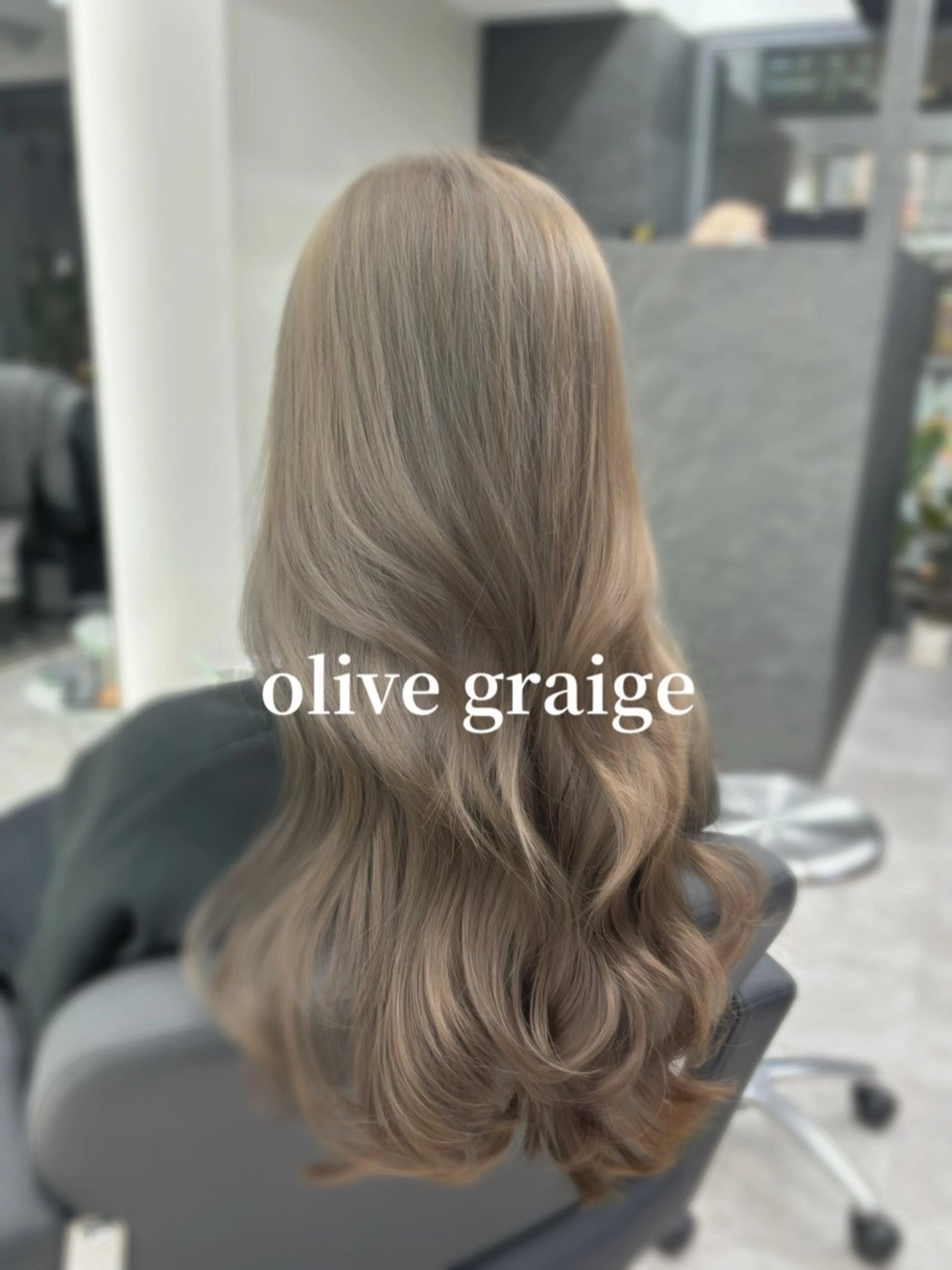 ロング カラー ヘアカラー 心斎橋/ブリーチなし 髪質改善/レイヤーのヘアスタイル