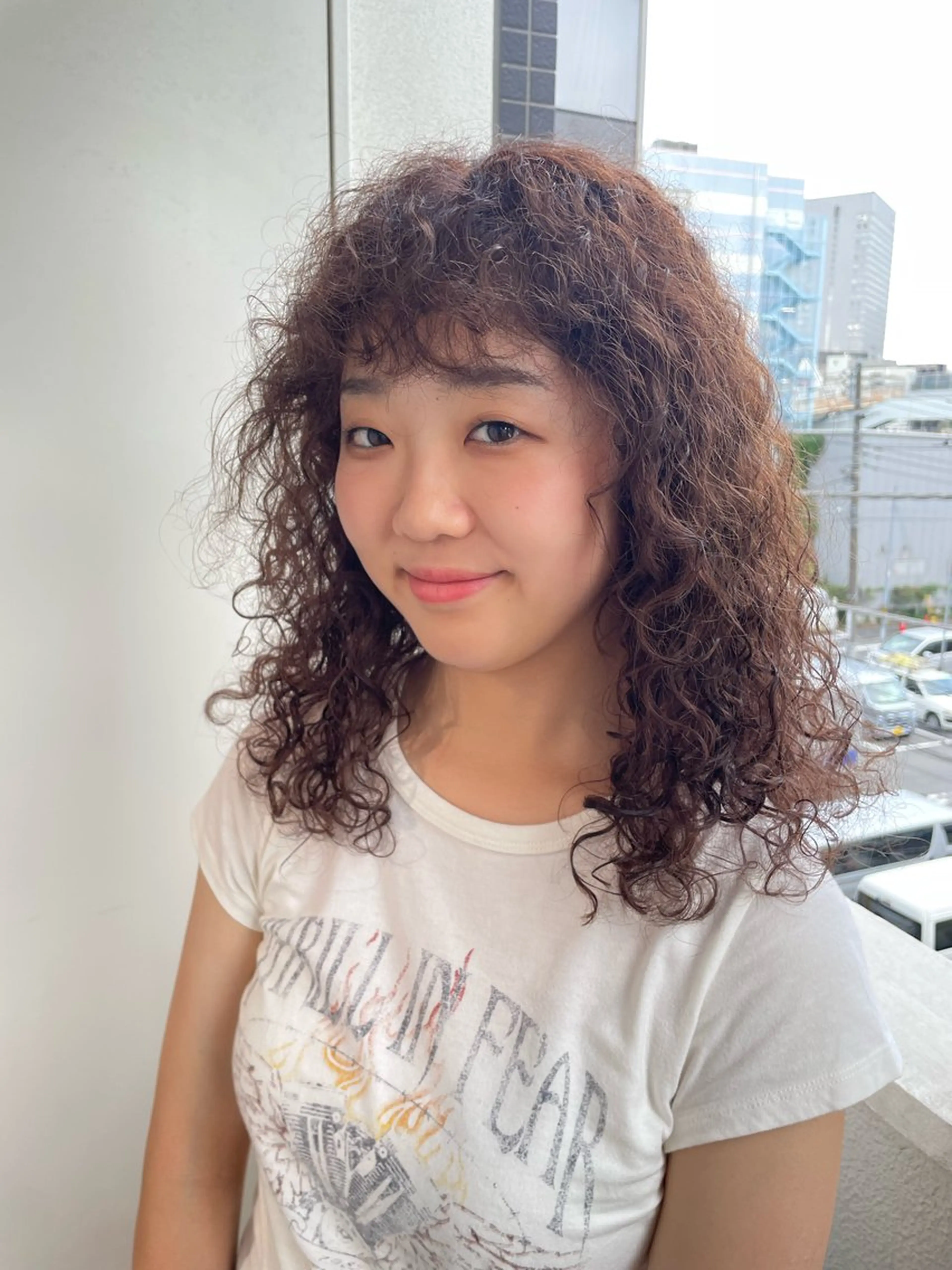 セミロング カラー カット ヘアカラー トリートメント 🎀レイヤー/パーマ カラー/ai🎀のヘアスタイル
