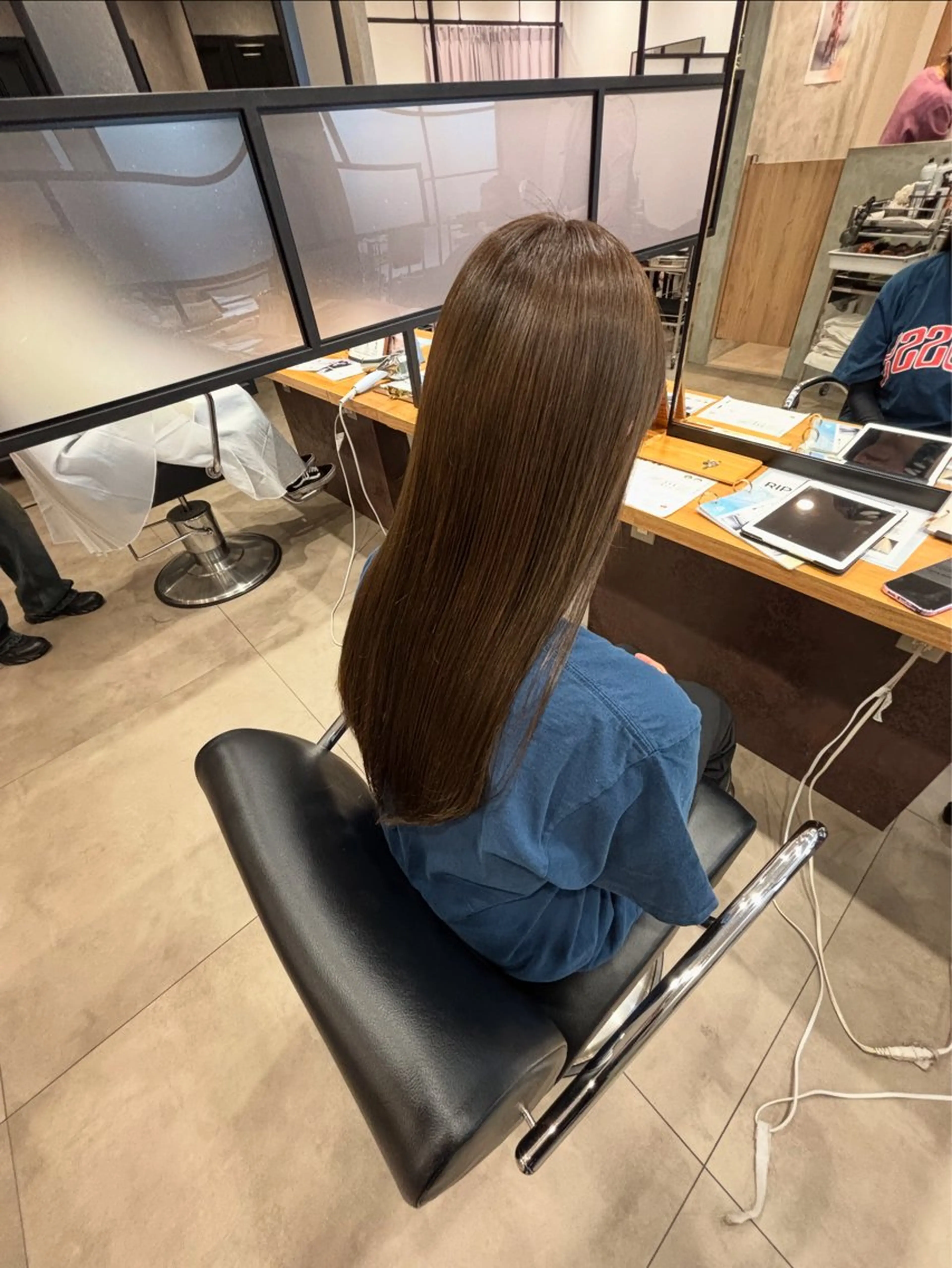 ロング 馬場 一輝のヘアスタイル