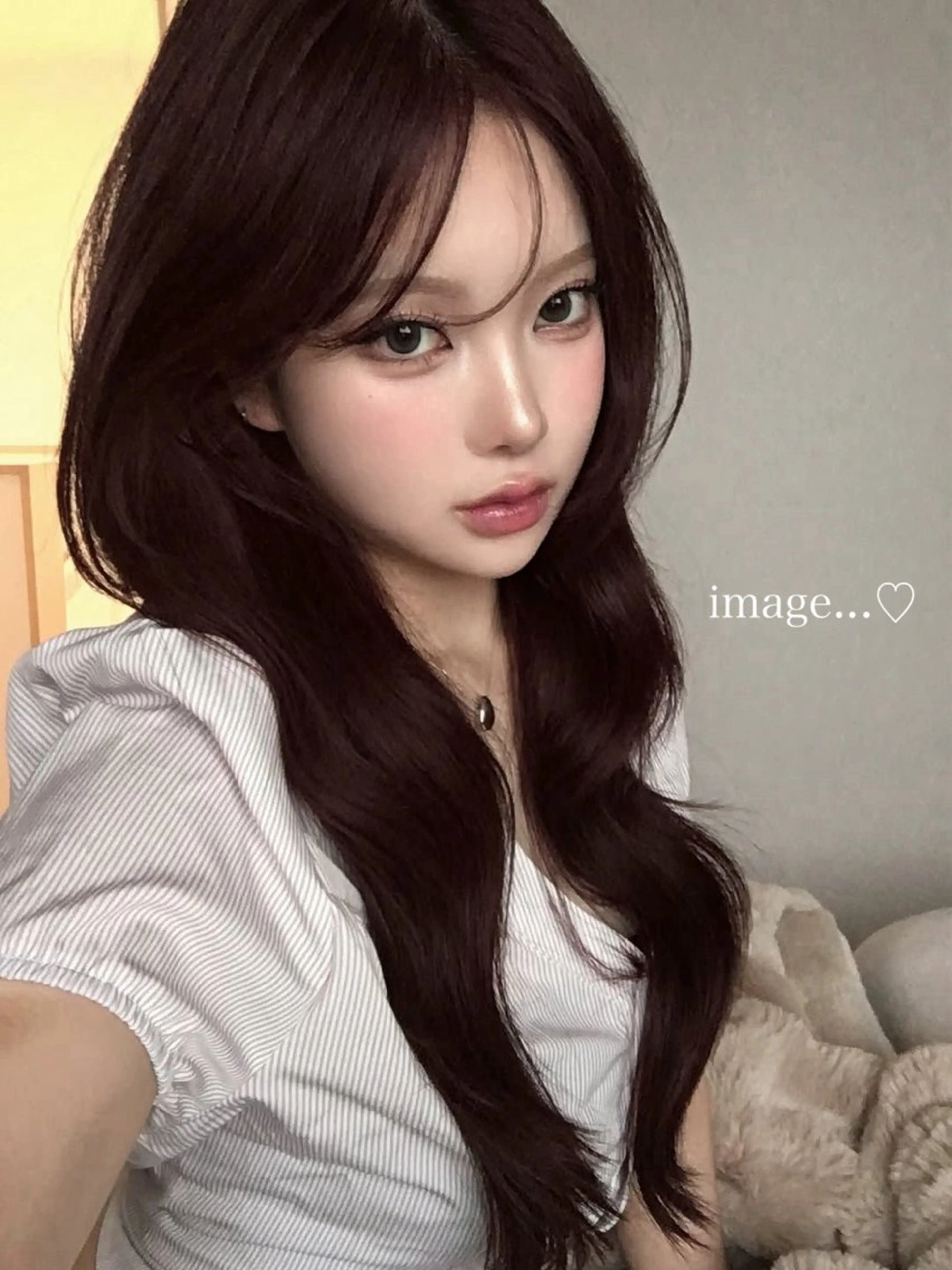 ロング カット ヘアカラー トリートメント レイヤーカット/髪質 改善/momo🎀のヘアスタイル