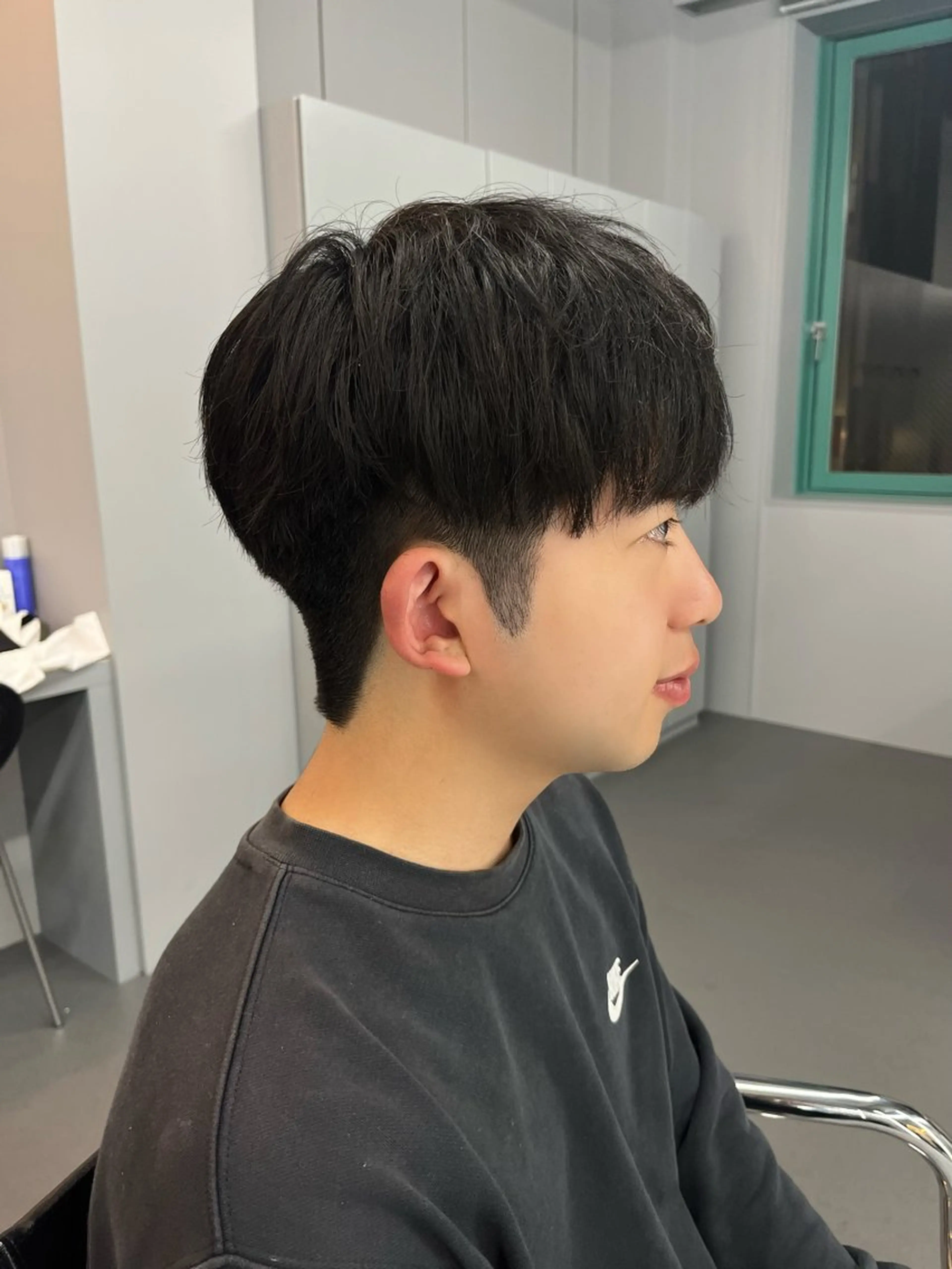 メンズ マッシュ カット NARE所属・アイカ🐺 ナチュラル韓国ヘアのヘアスタイル