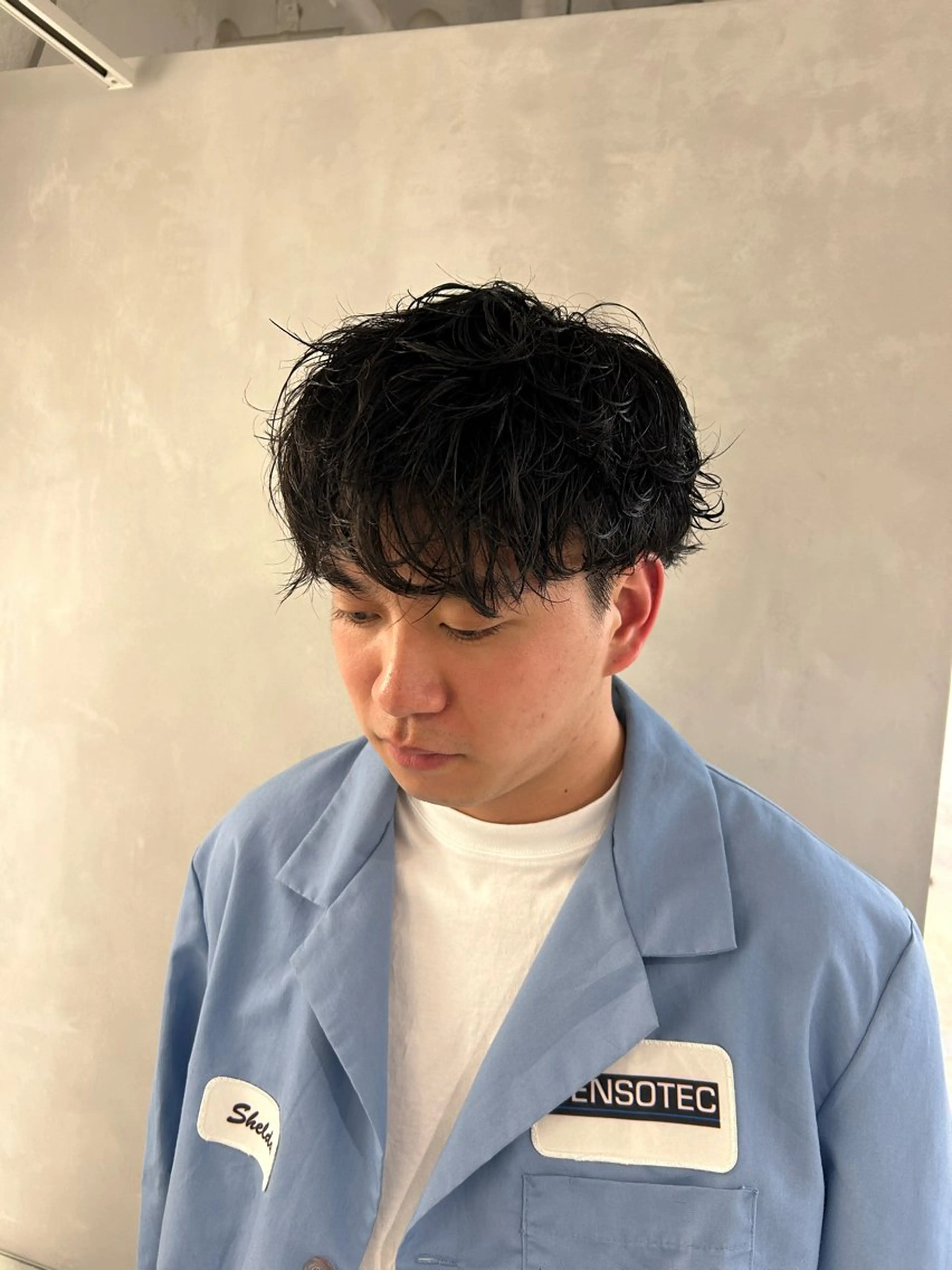 ショート パーマ メンズ カット パーマ メンズパーマ💈藤田 晃志のヘアスタイル