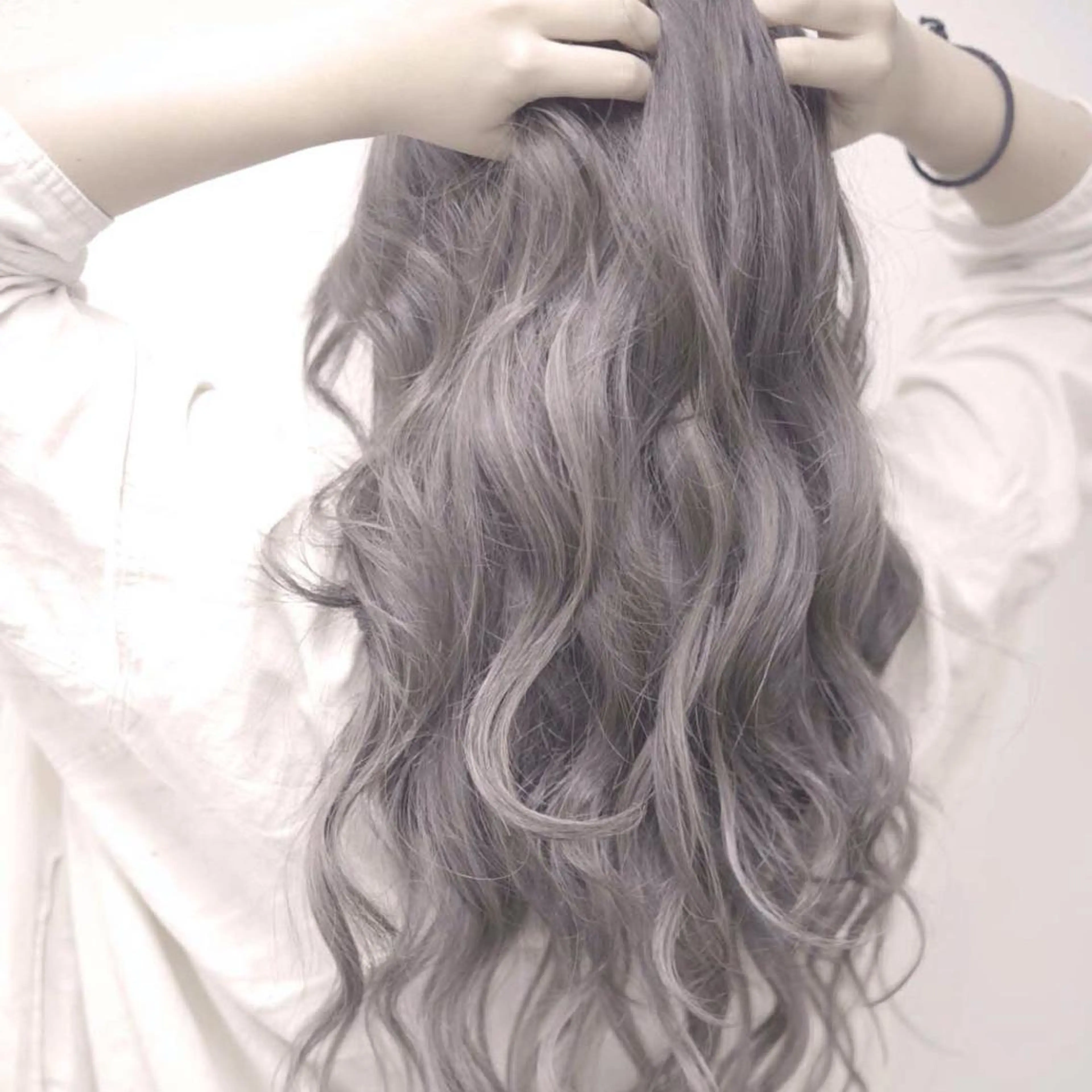 ロング カラー カット ヘアカラー エクステ Crystal 船橋のヘアスタイル