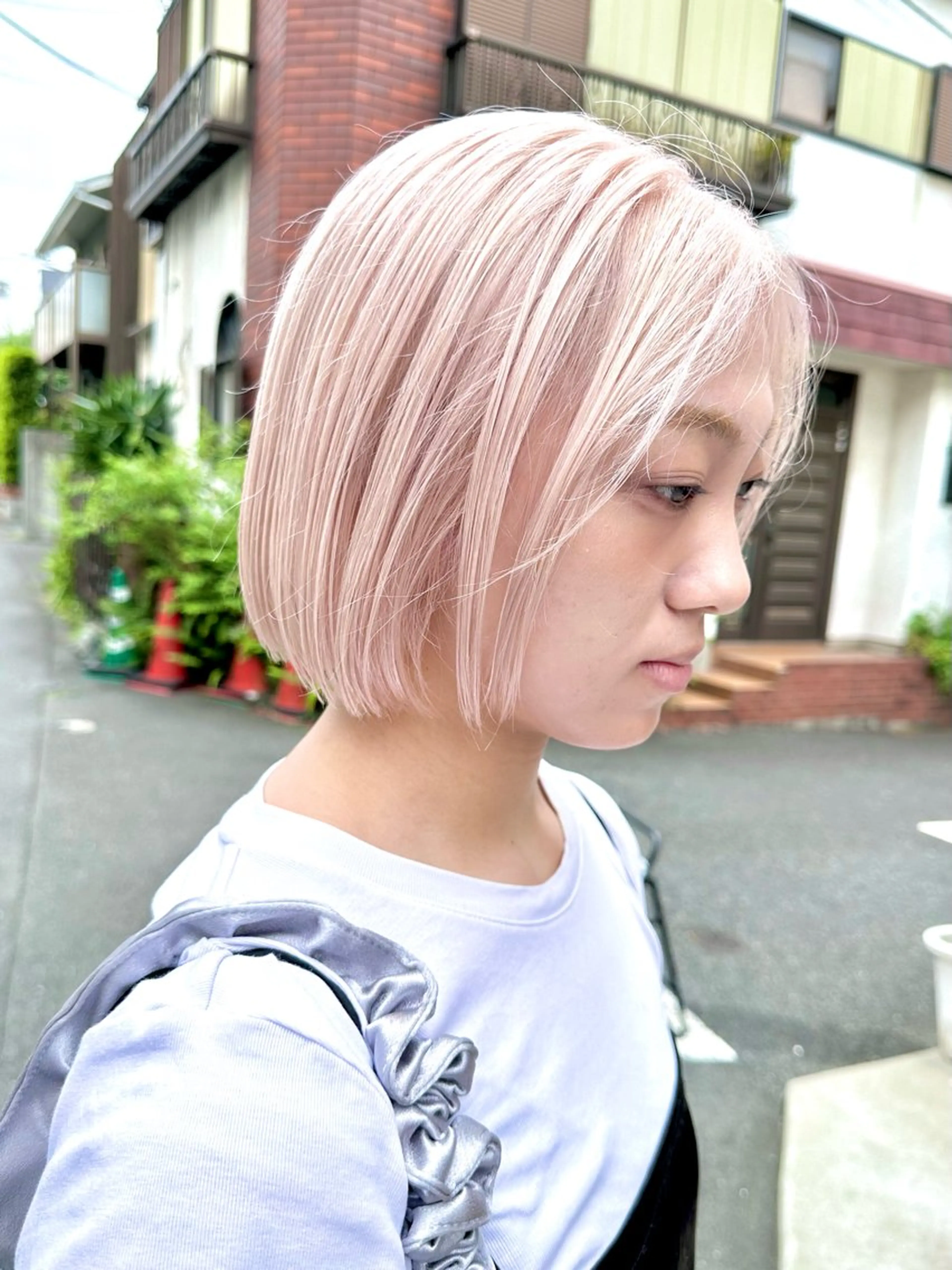 ショート カラー ヘアカラー トリートメント kai .のヘアスタイル