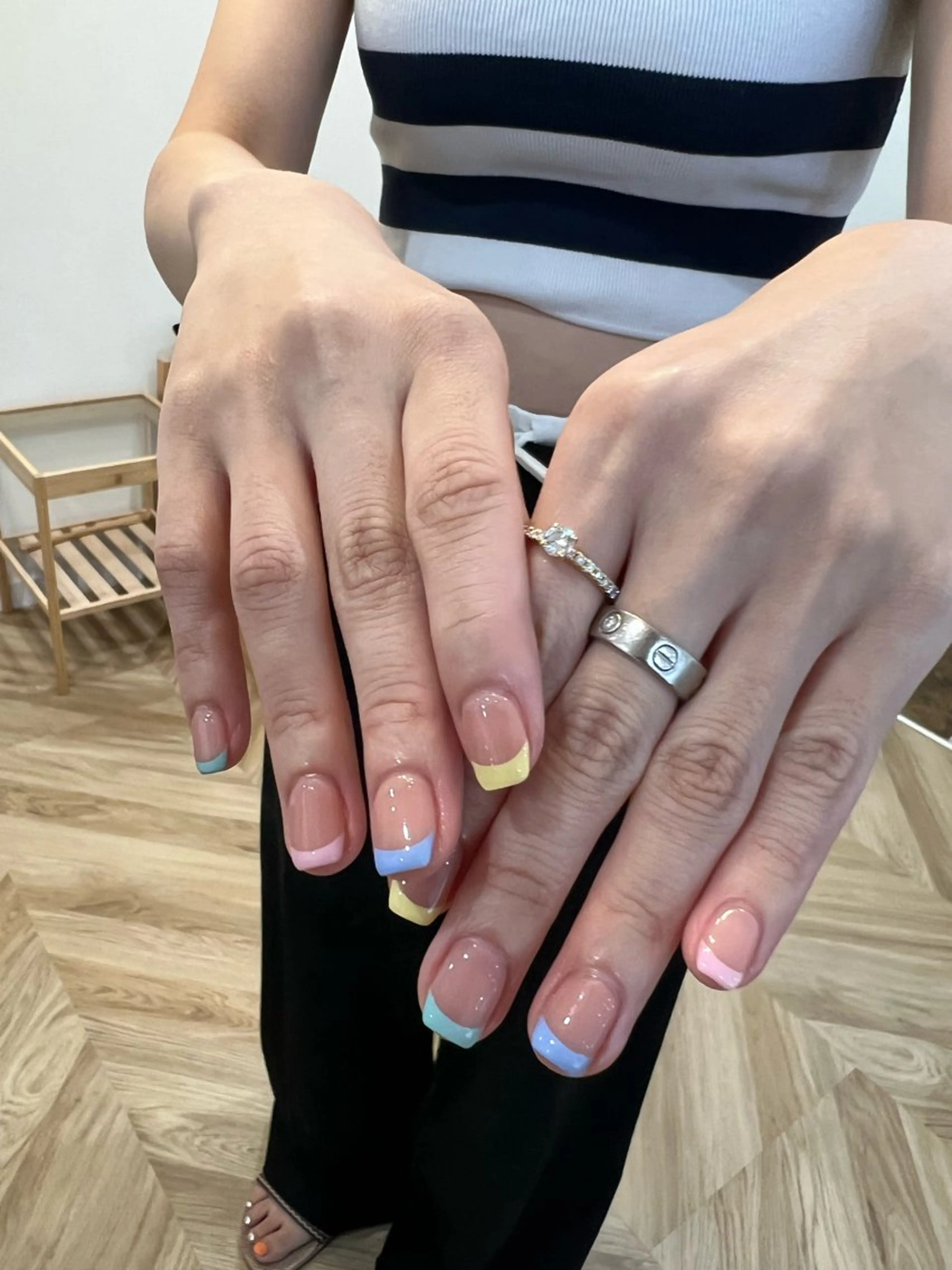 ネイル フレンチネイル ハンドネイル フットネイル ハンドケア Nes.Nail所属・Miyagi Asamiのネイルデザイン