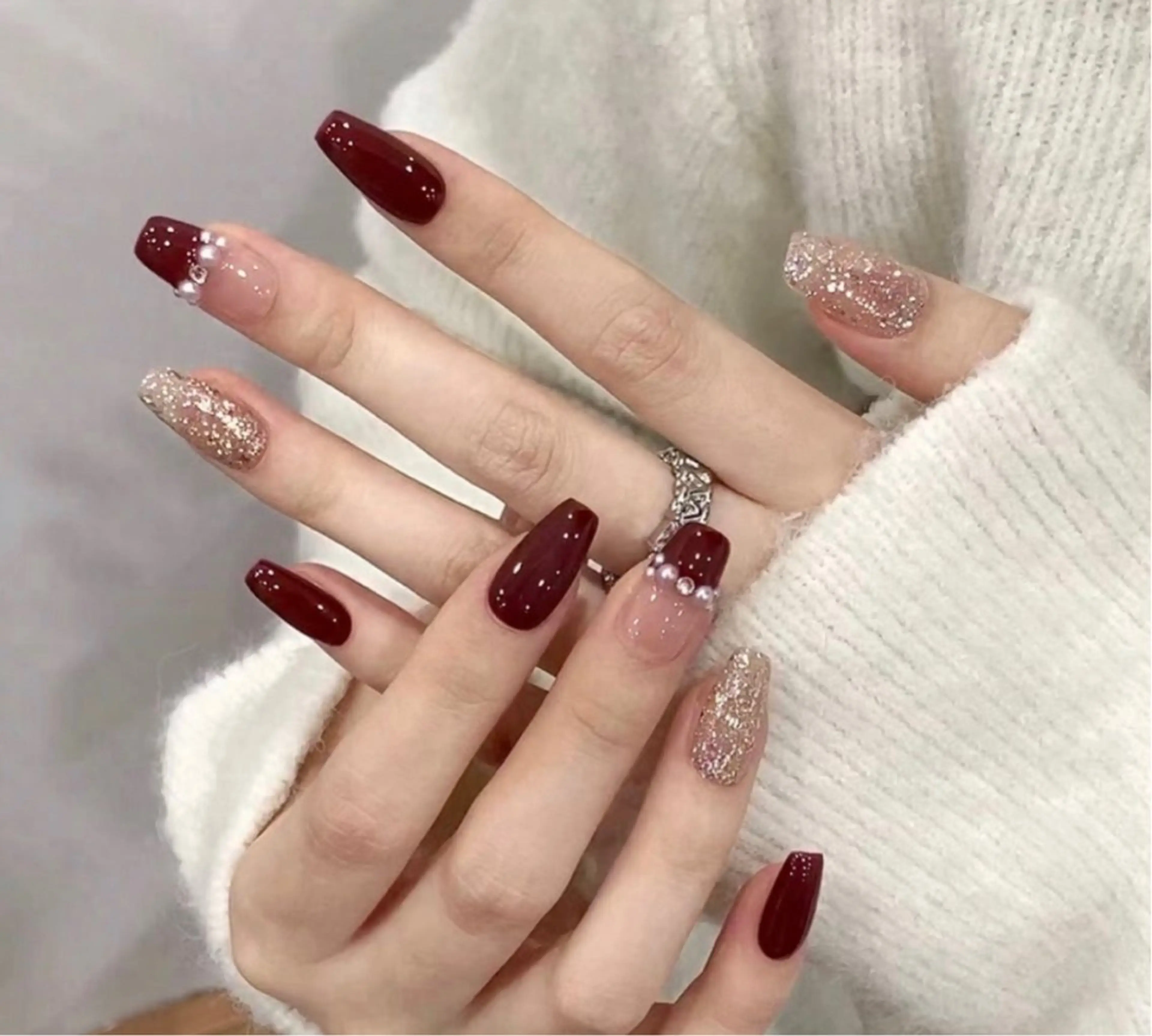 ネイル ハンドネイル ハンドケア 🍑 momo_nailのネイルデザイン