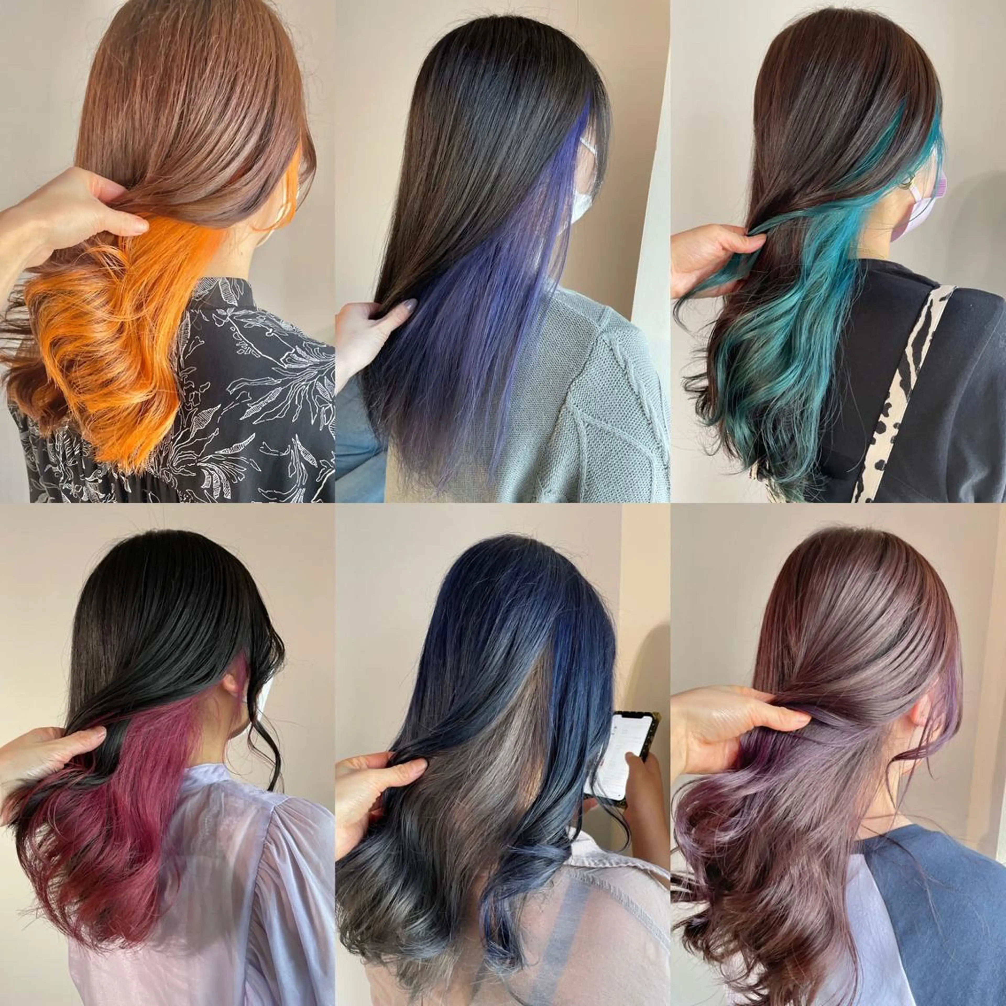 ミディアム カラー ベージュカラー インナーカラー ボブ ボブインナー メンズ/パーマ/ ブリーチ/KAITOのヘアスタイル