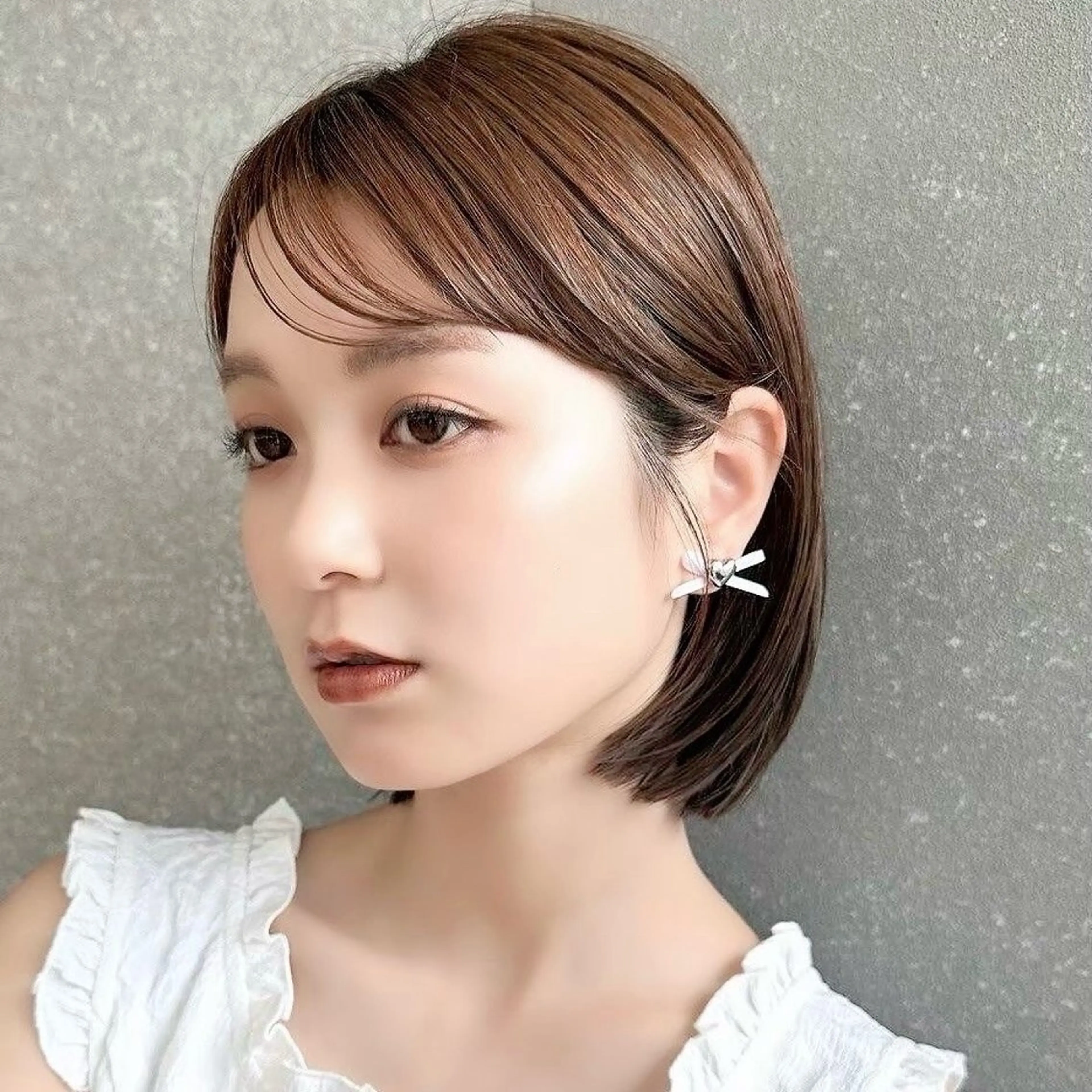 ショート ボブ／艶カラー ❣️マナミのヘアスタイル