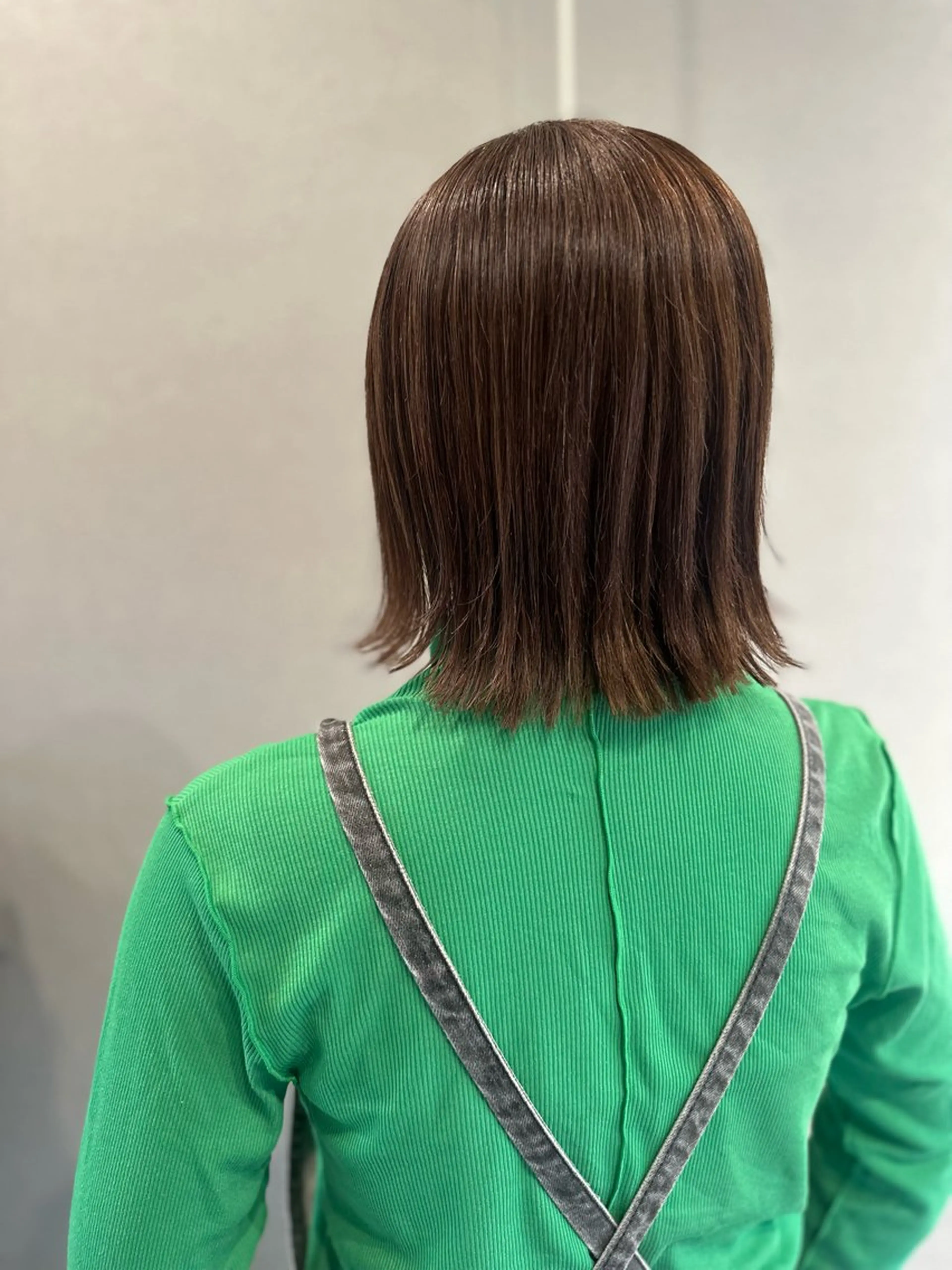 ミディアム カラー カット ヘアカラー トリートメント K Harukaのヘアスタイル