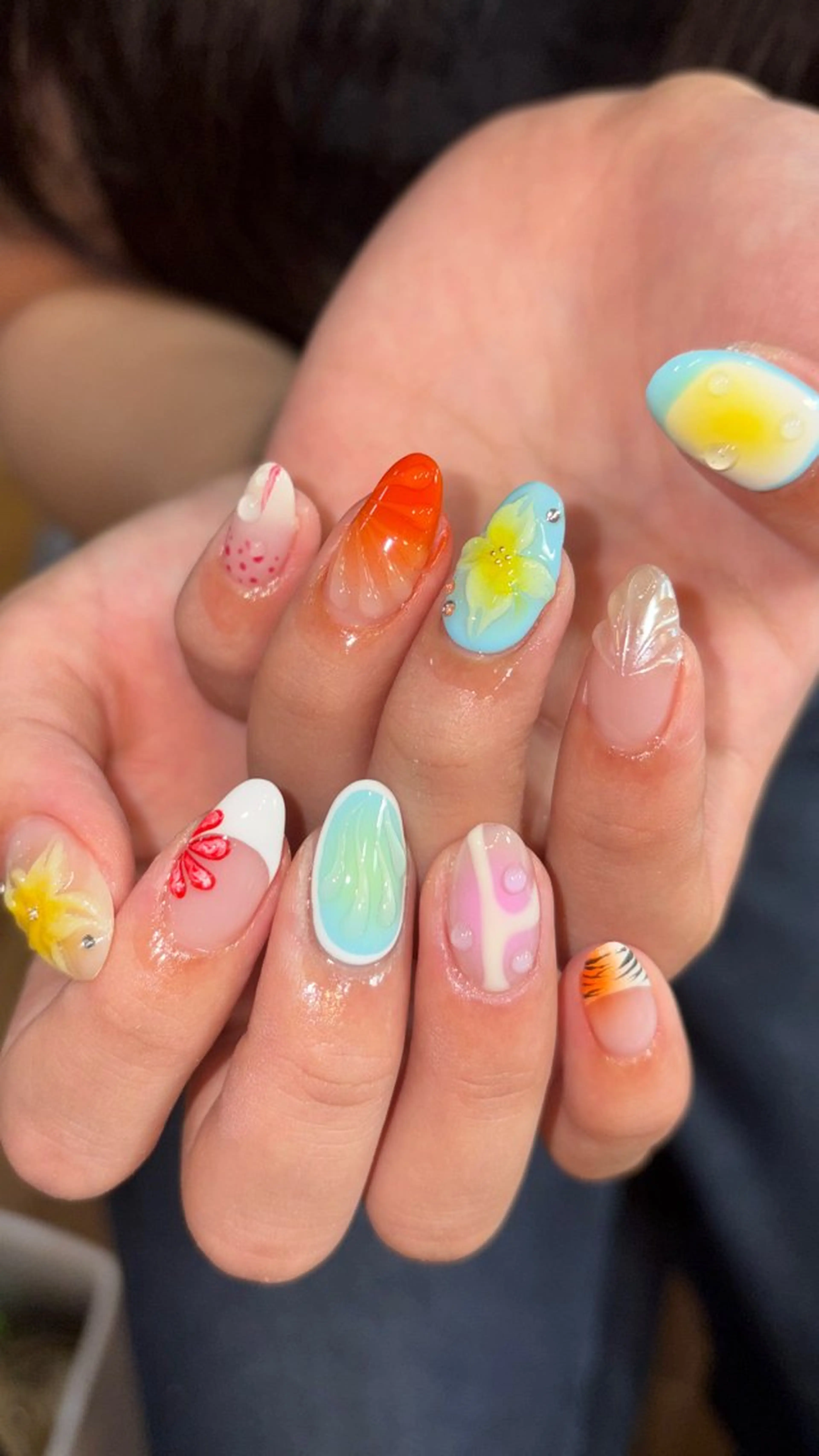 ネイル ハンドネイル ⟡.·coco⟡.· 4月予約受付中のネイルデザイン